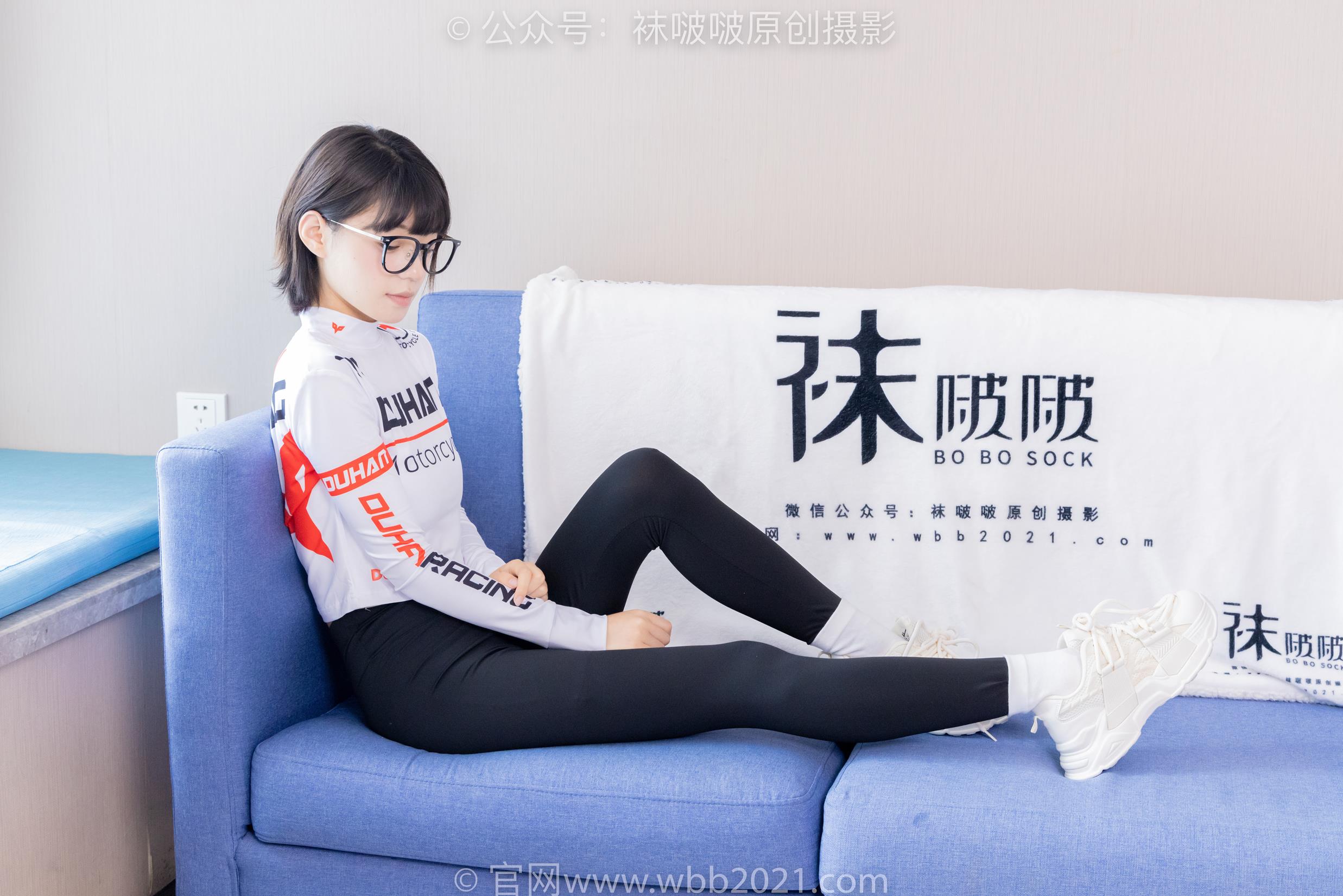 图片[4]-[BoBoSocks袜啵啵]NO.410 糯米-运动鞋、白棉袜、肉丝、瑜伽裤裤里丝[145P/1V/6.68GB]-美图