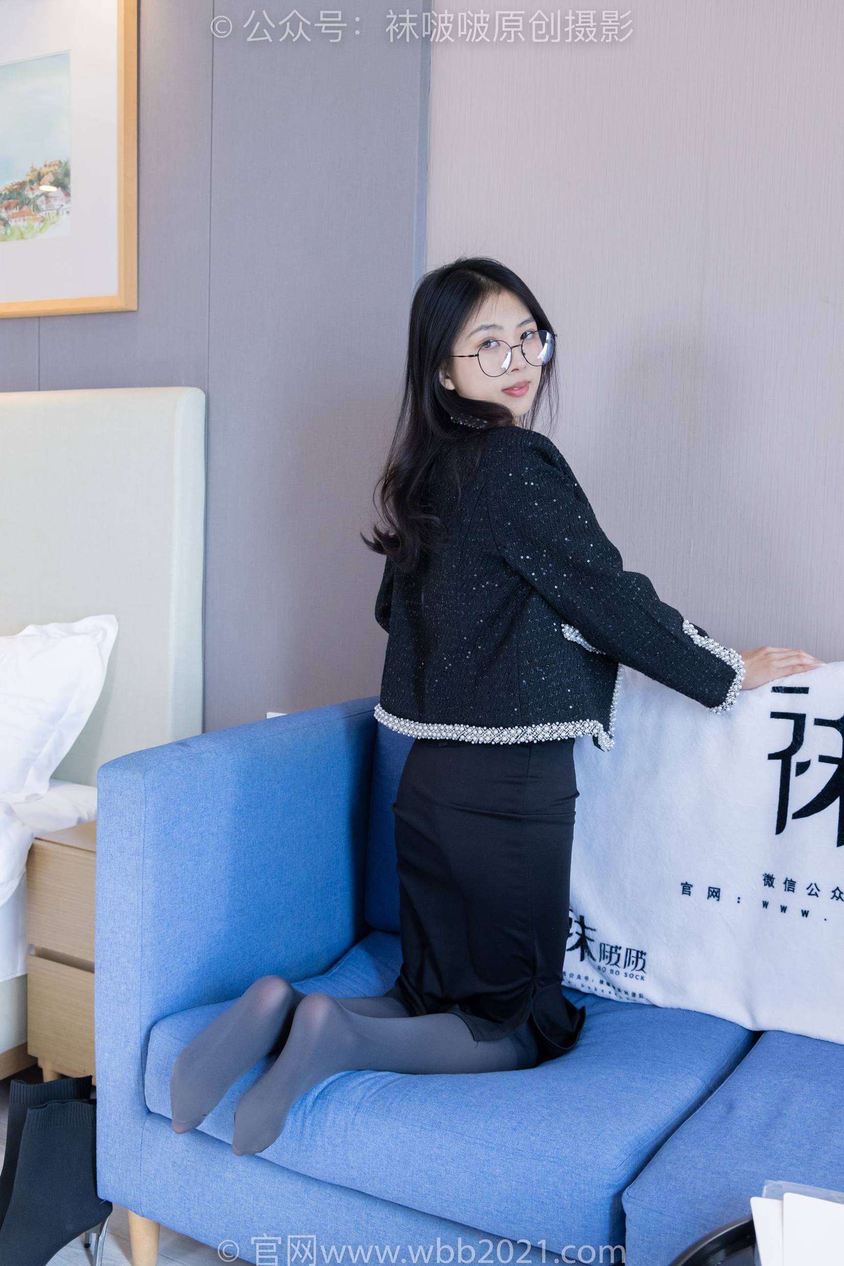 图片[3]-[BoBoSocks袜啵啵]NO.378 奶油-短靴、运动鞋、厚黑丝、厚灰丝[190P/1V/8.38GB]-美图