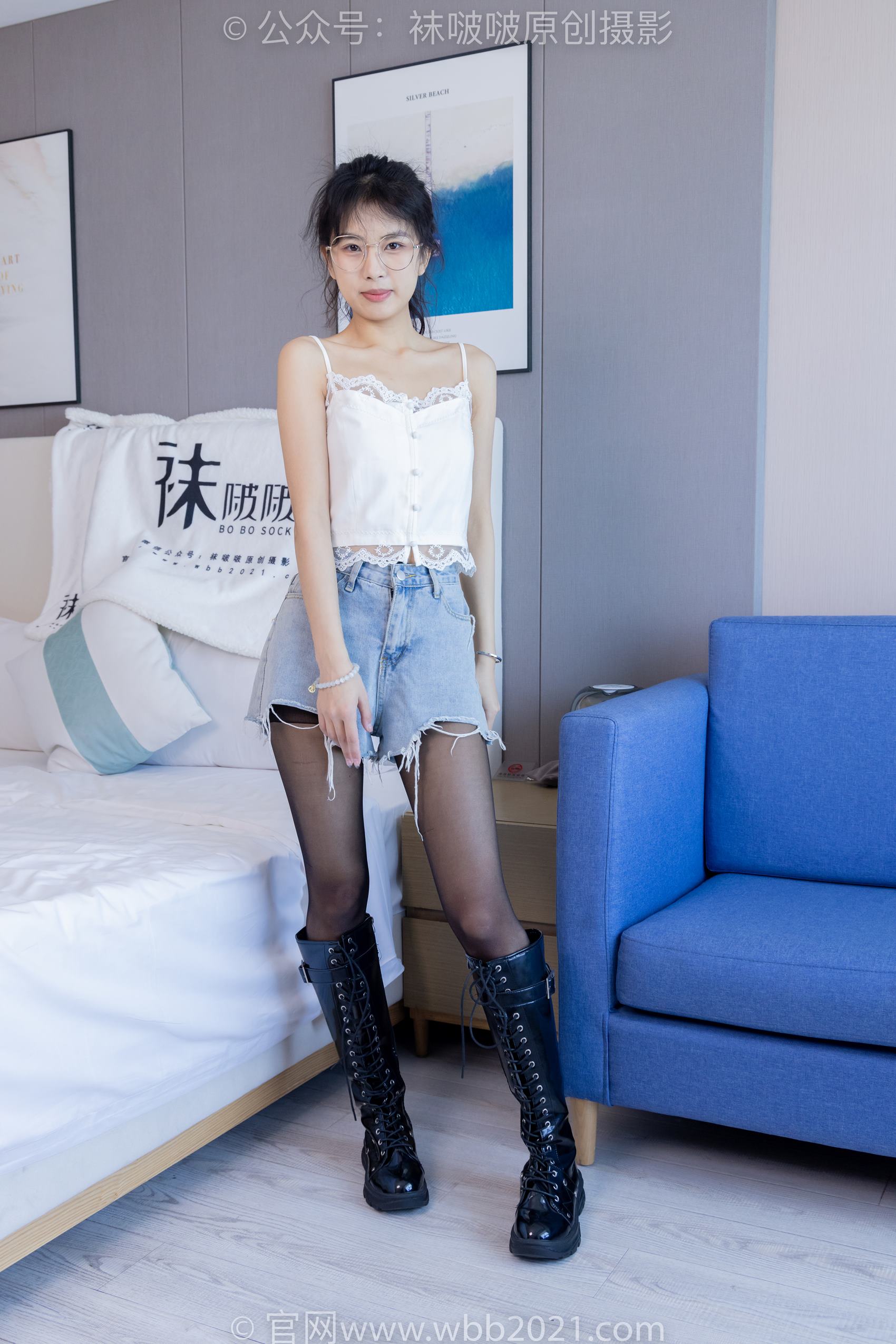 图片[2]-[BoBoSocks袜啵啵]NO.383 奶油-长靴、高跟长靴、黑丝、往袜、裸足[150P/1V/6.52GB]-美图