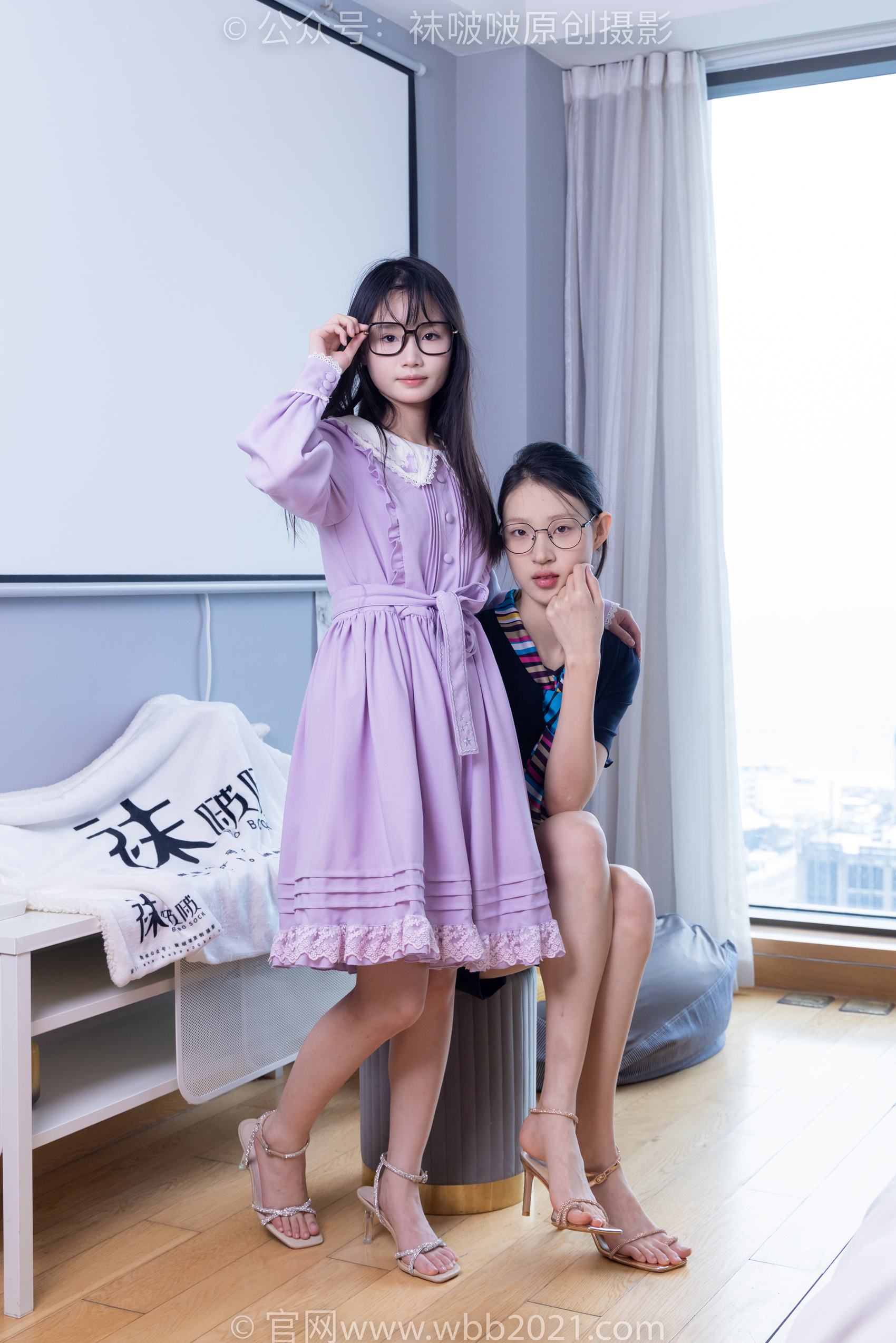 图片[4]-[BoBoSocks袜啵啵]NO.384 雪糕甜甜圈-两双高跟凉鞋、黑丝、白丝、裸足[183P/1V/8.33GB]-美图