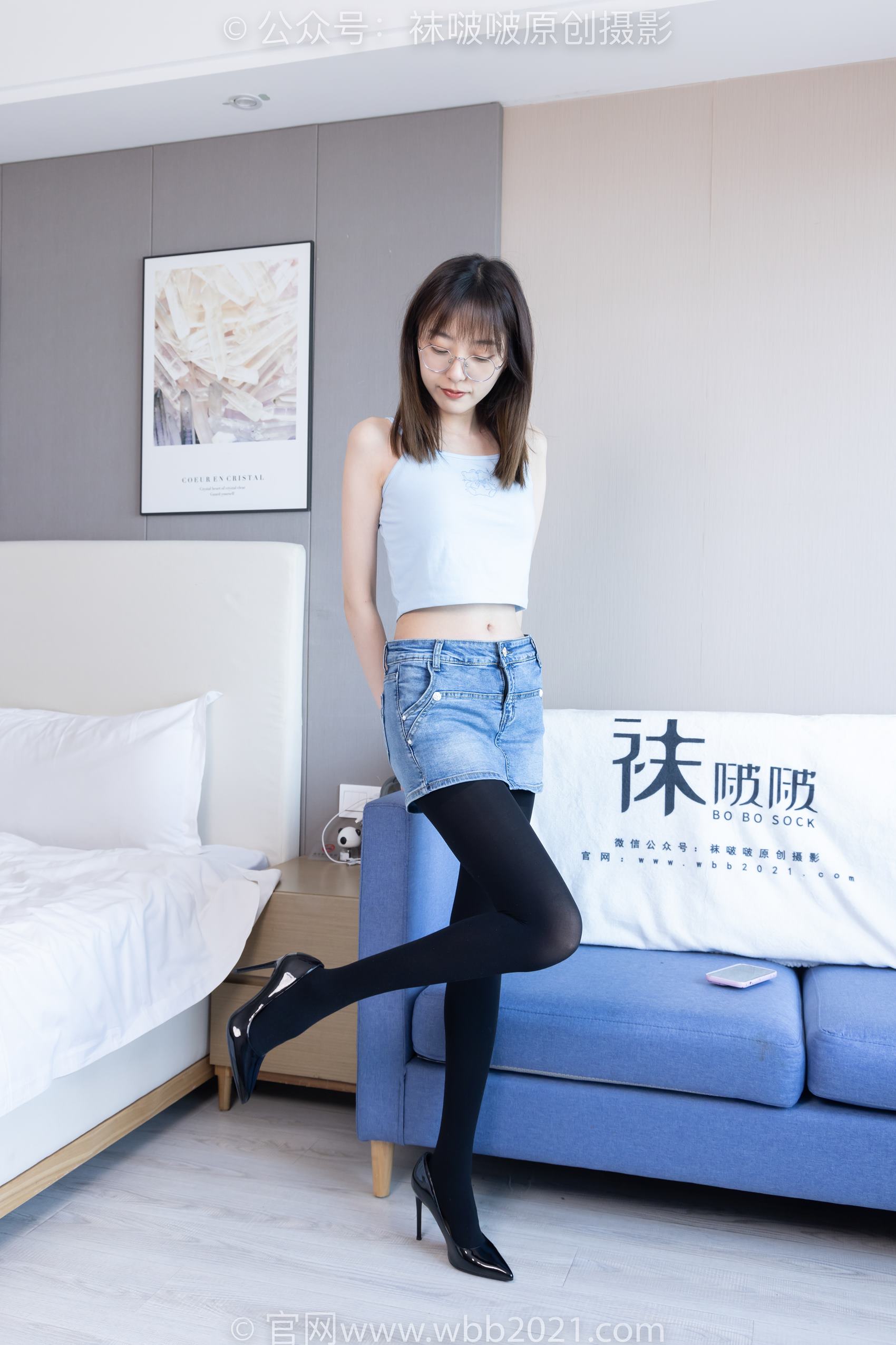 图片[2]-[BoBoSocks袜啵啵]NO.385 稚予-高跟鞋、皮鞋、运动鞋、厚黑丝[180P/1V/6.90GB]-美图