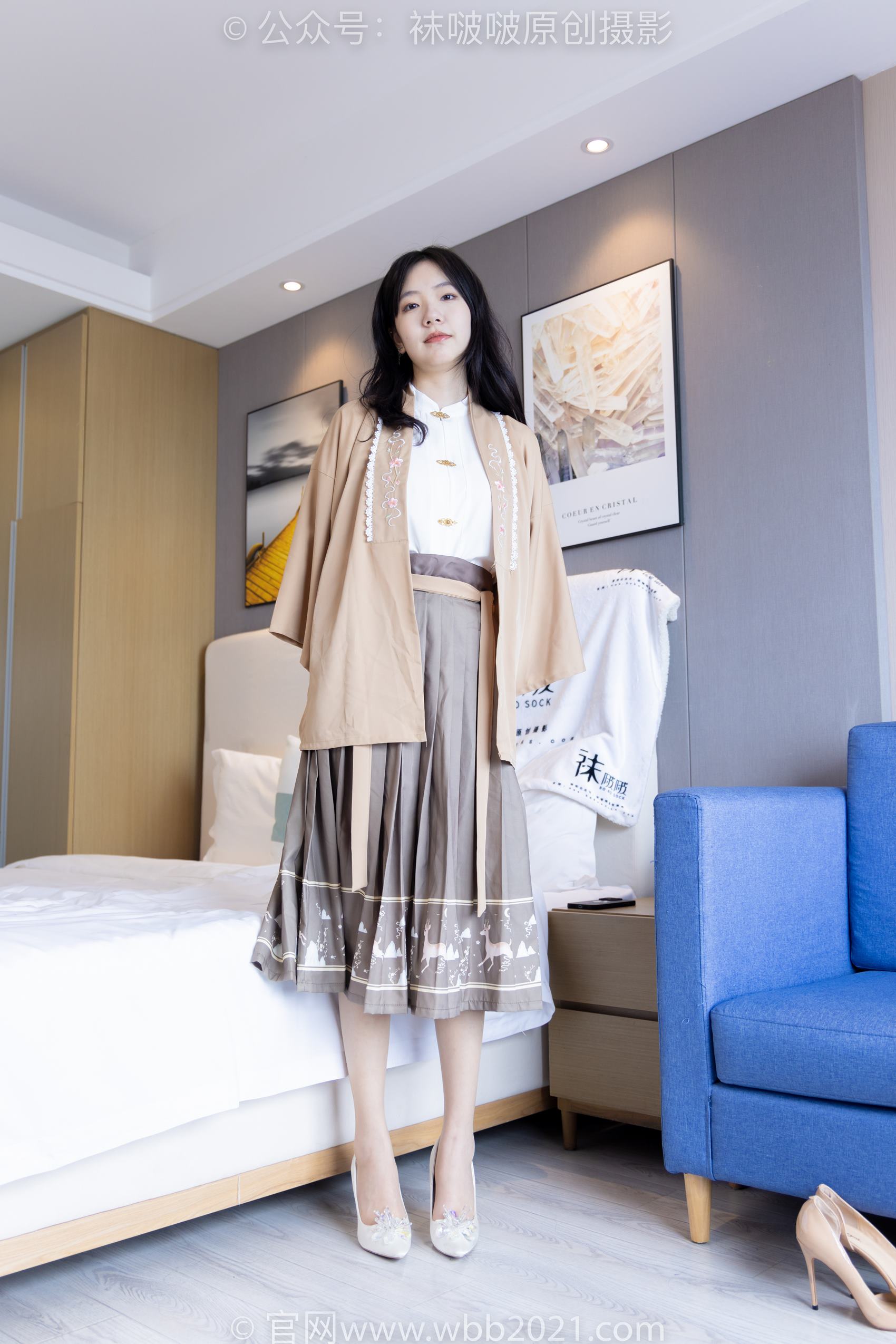 图片[2]-[BoBoSocks袜啵啵]NO.387 小甜豆-两双高跟鞋、黑丝、肉丝[145P/1V/6.28GB]-美图