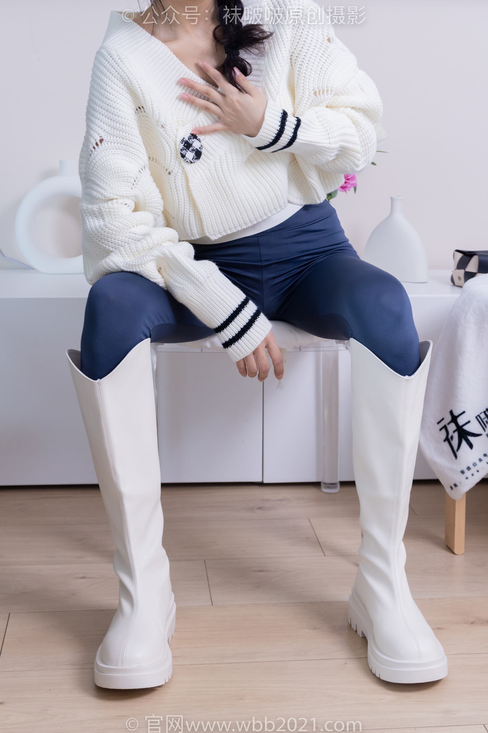 图片[4]-[BoBoSocks袜啵啵]NO.389 奶油-长靴、高跟凉鞋、黑丝、瑜伽裤裤里丝[190P/1V/7.95GB]-美图