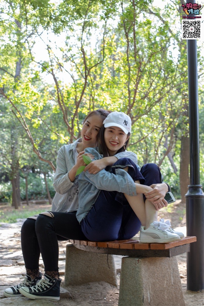 图片[1]-勿恋传媒 No.010 纯纯的林荫闺蜜情，纯纯的鞋子与棉袜 [209P/1.26GB]-美图