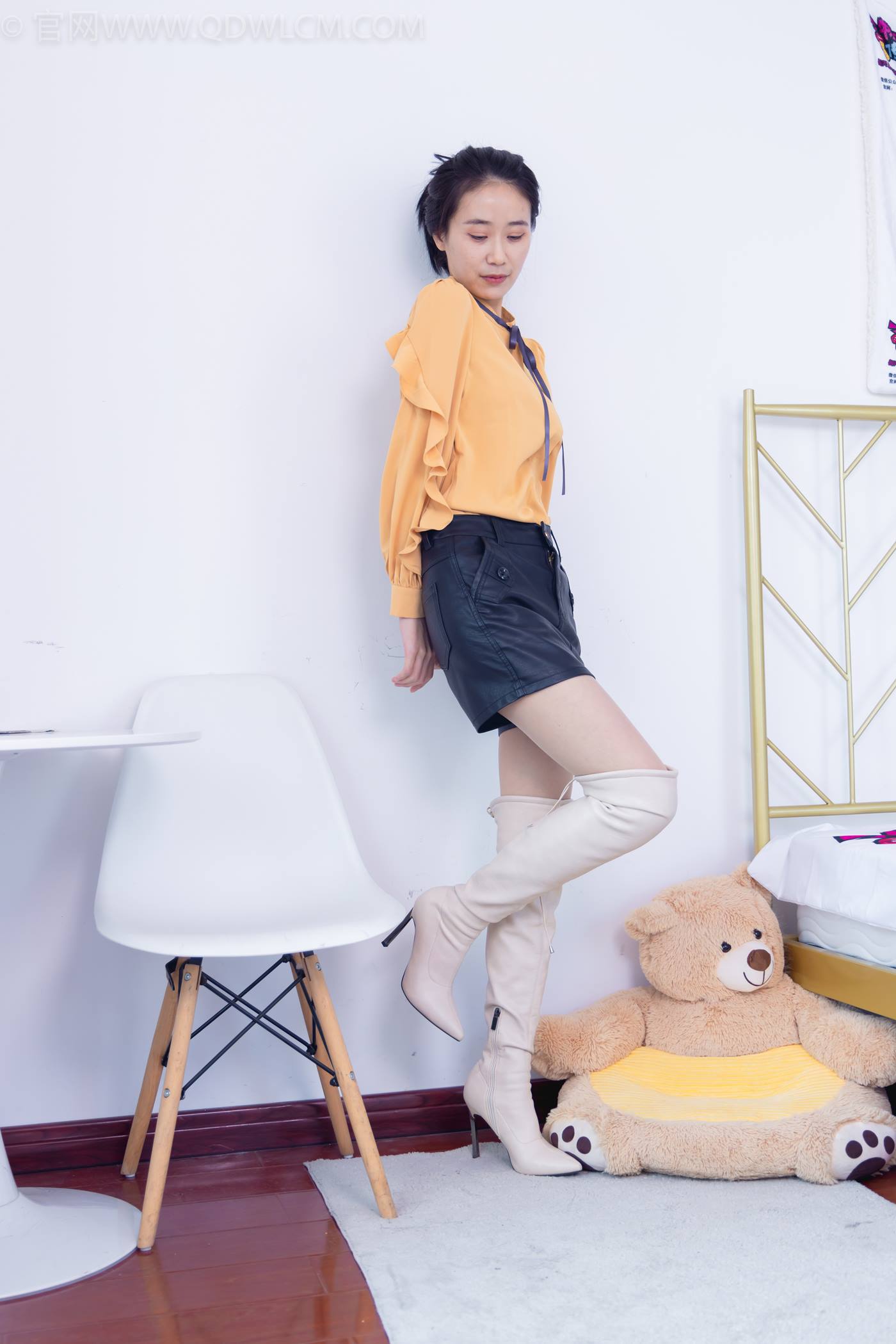 图片[2]-勿恋传媒 NO.1496 菜菜-橘色郁金香[176P/1V/3.44GB]-美图