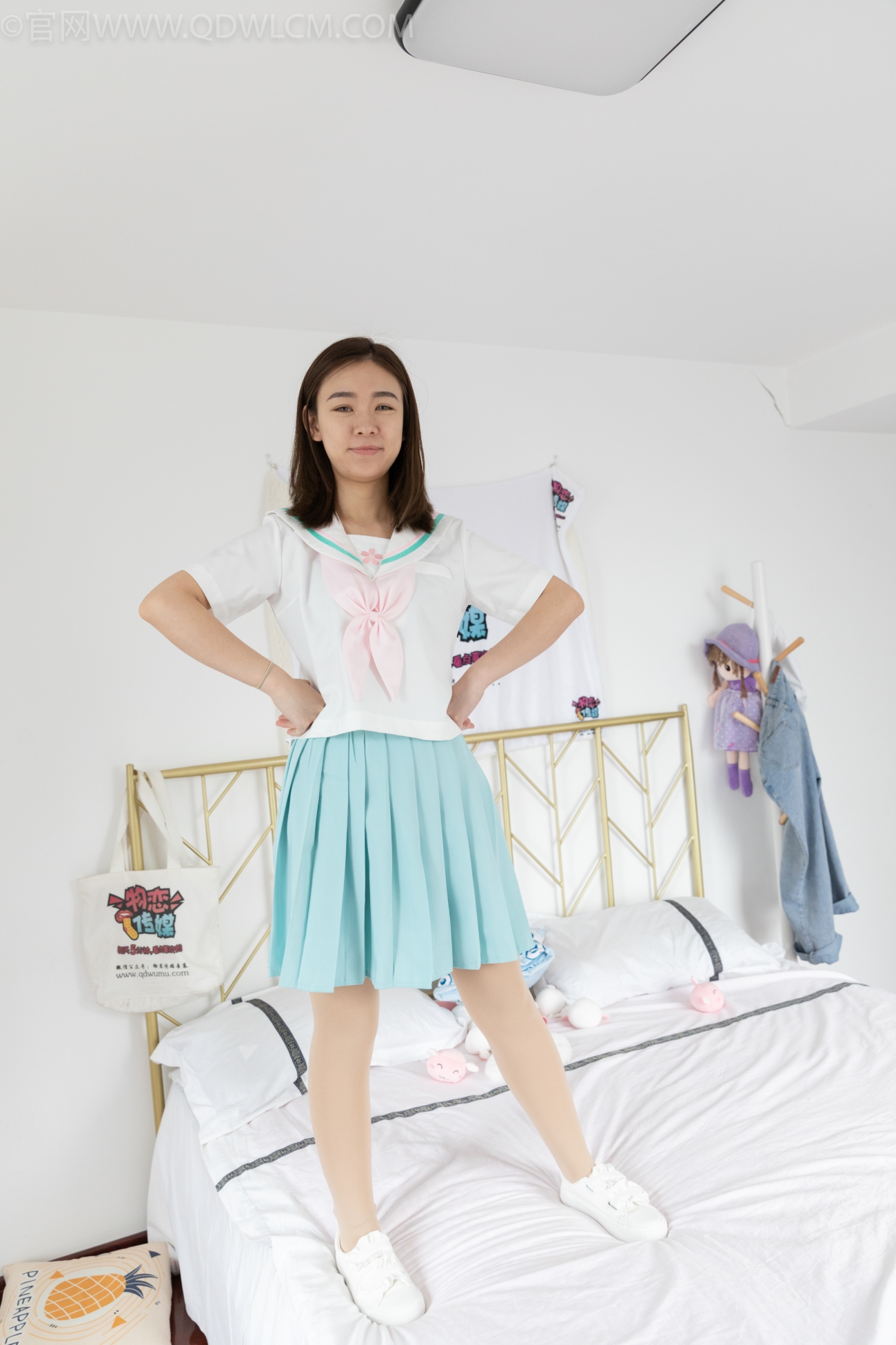 图片[2]-勿恋传媒 NO.1058 婷婷-浅蓝色彩[118P/1V/5.06GB]-美图