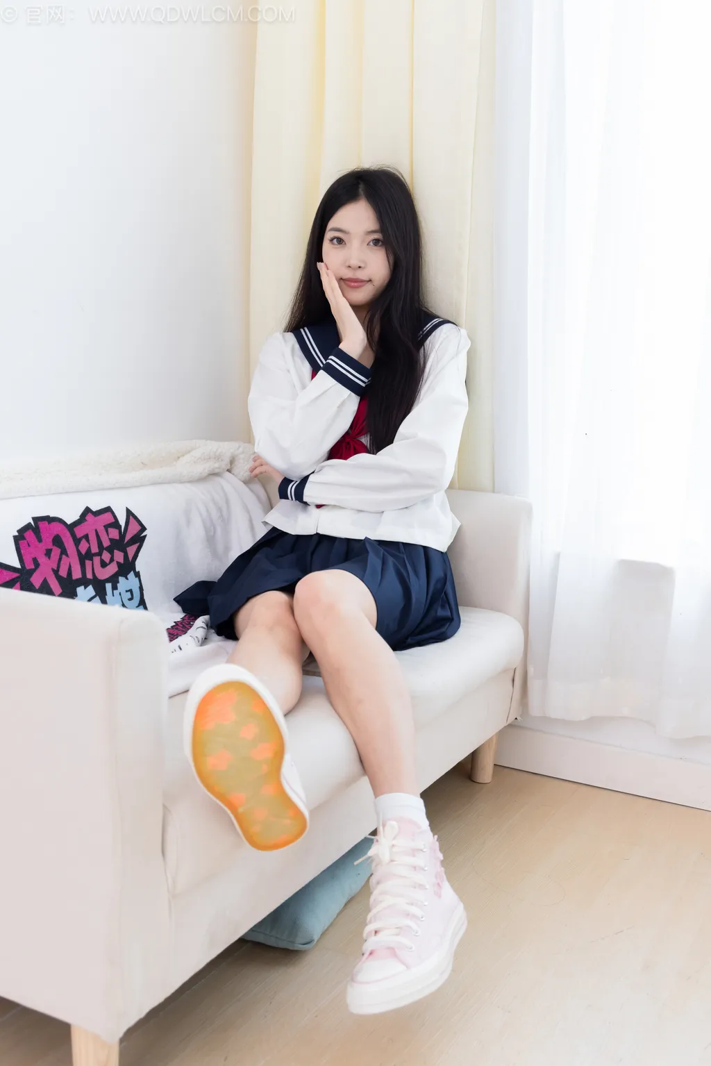 图片[3]-勿恋传媒 NO.2535 茯苓-帆布鞋、纯白棉袜、裸足[160P/1V/3.96GB]-美图