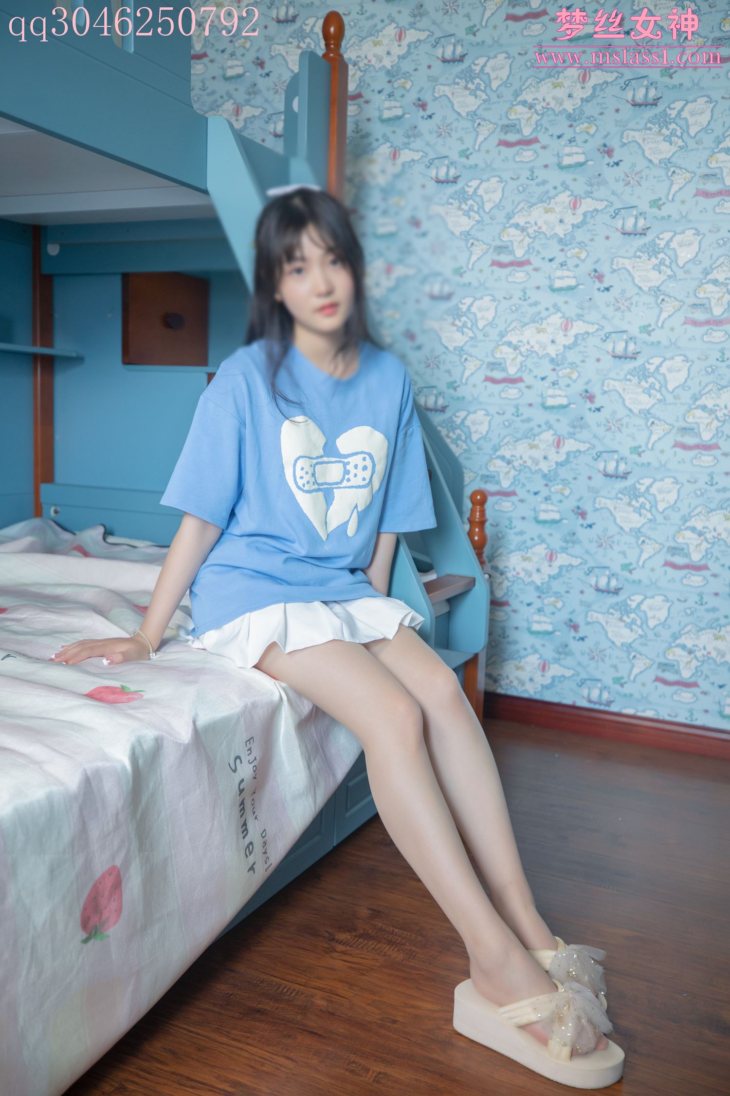 图片[3]-[MSLASS]梦丝女神 蓝菲菲 XUE妹闺房 [59P/366MB]-美图