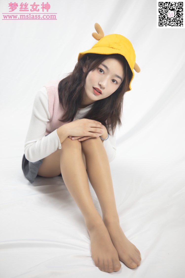 图片[2]-[MSLASS梦丝女神] 2019-12-08 璇璇 9分颜值 小黄鸭帽 [63P/450MB]-美图