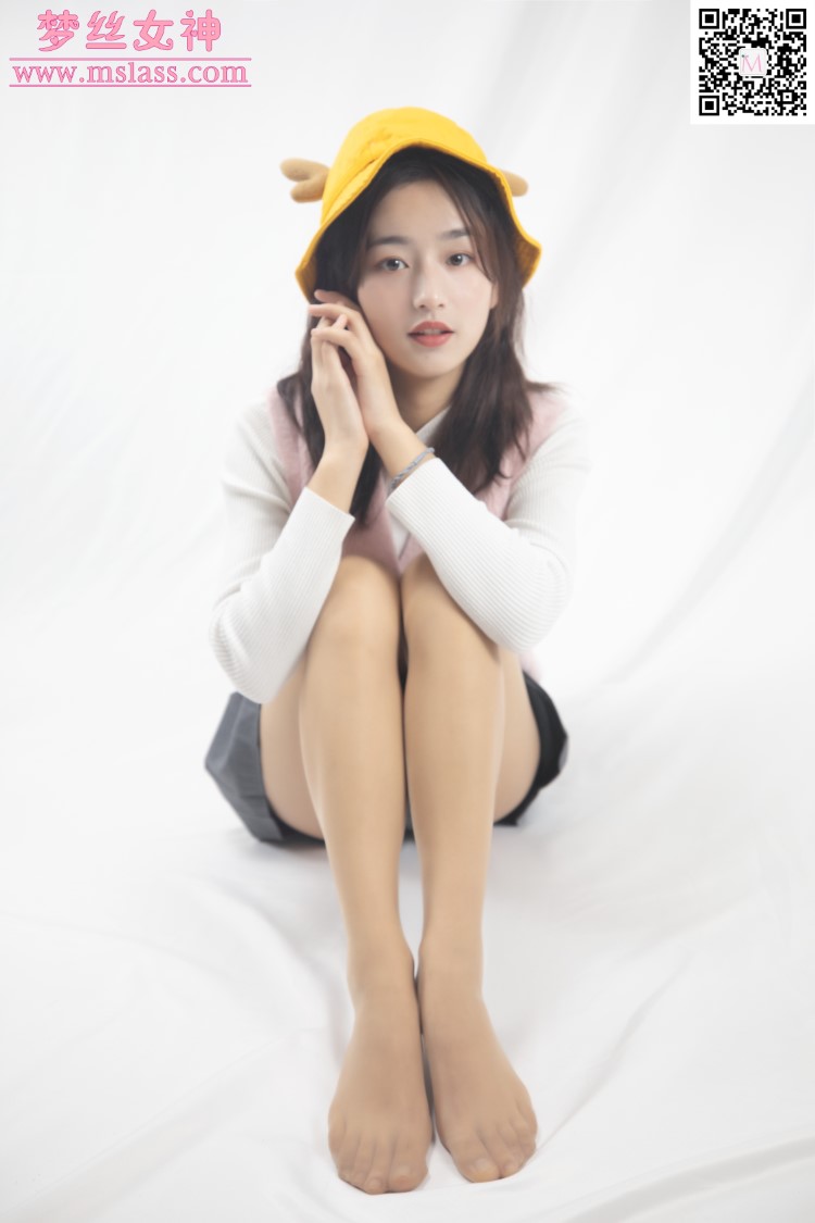 图片[3]-[MSLASS梦丝女神] 2019-12-08 璇璇 9分颜值 小黄鸭帽 [63P/450MB]-美图