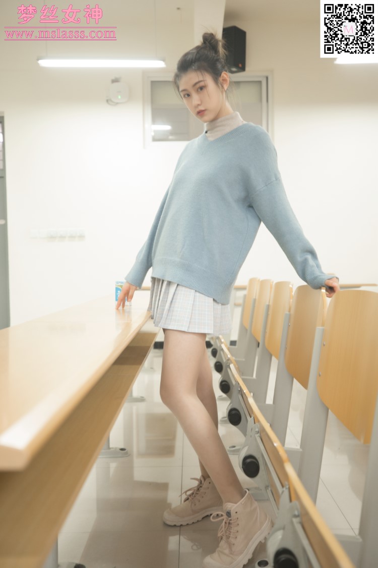 图片[2]-[MSLASS梦丝女神] 2019-12-26 林可儿 学苑风 [61P/614M]-美图