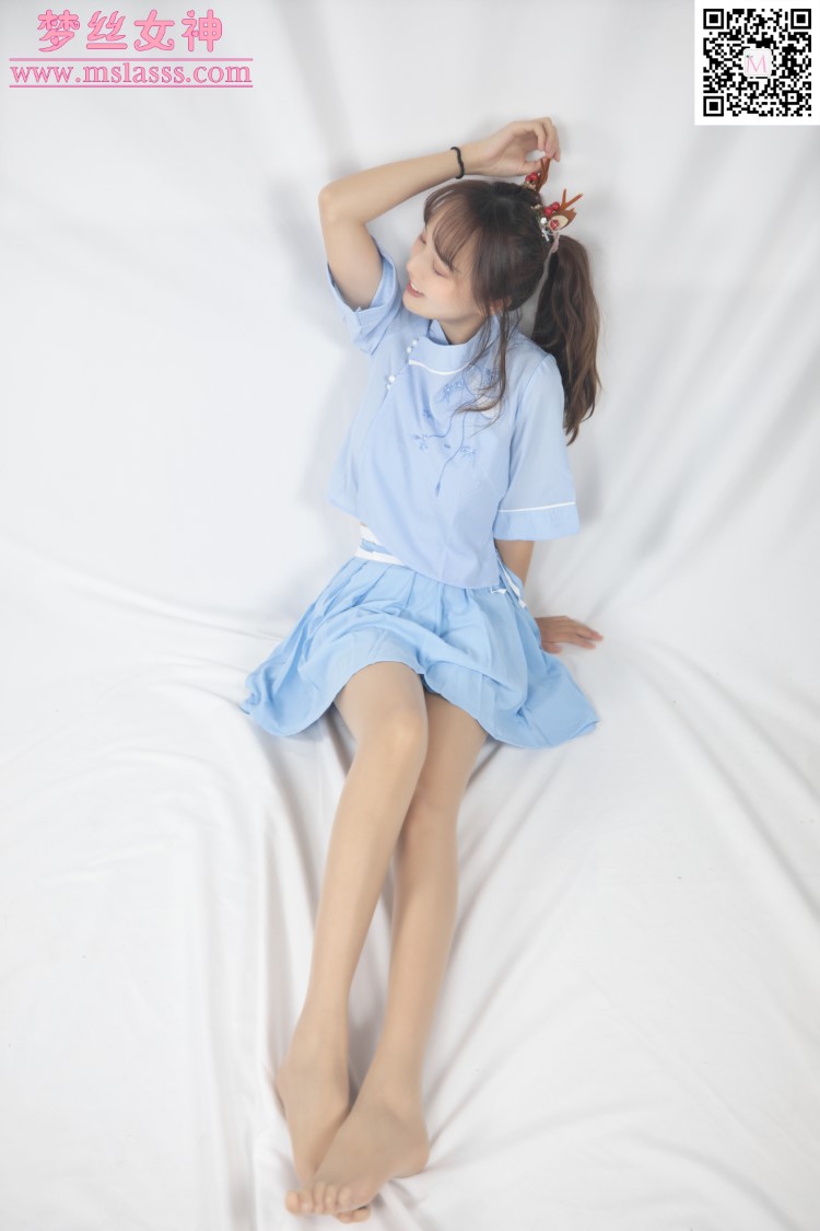 图片[1]-[MSLASS梦丝女神] 2020-01-01 玥玥 蓝色仙女古装 [72P/1V/1.08GB]-美图
