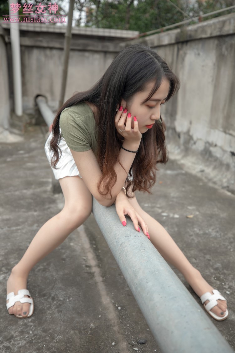 图片[4]-[MSLASS梦丝女神] 2019-06-20 柳儿 侧颜太美的小解解 [77P/1V/1.01G]-美图