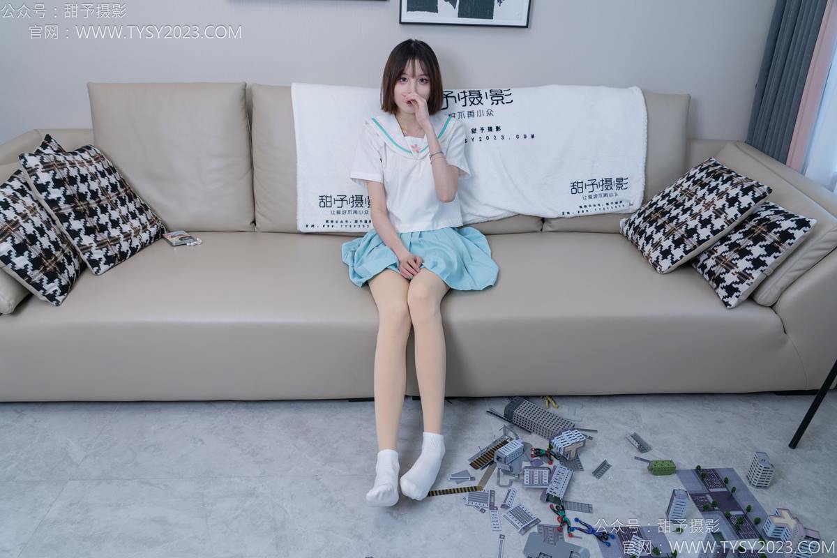 图片[3]-甜予摄影 NO.182 珞珞-板鞋、白棉袜、厚肉丝、小人国剧情[134P/2V/10.5GB]-美图