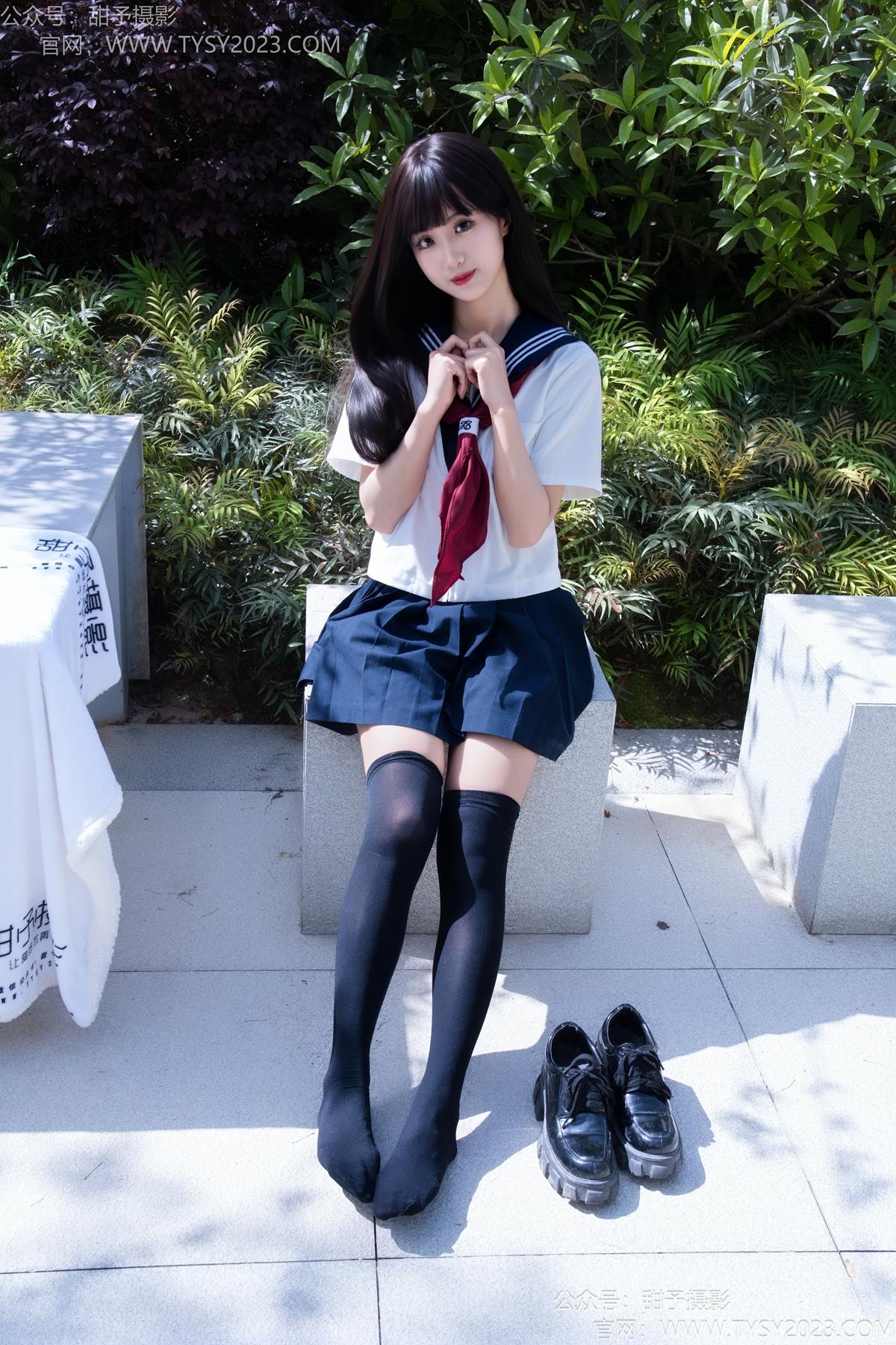 图片[2]-甜予摄影 NO.193 小甜桃-皮鞋、大腿袜、裸足[129P/2V/9.26GB]-美图