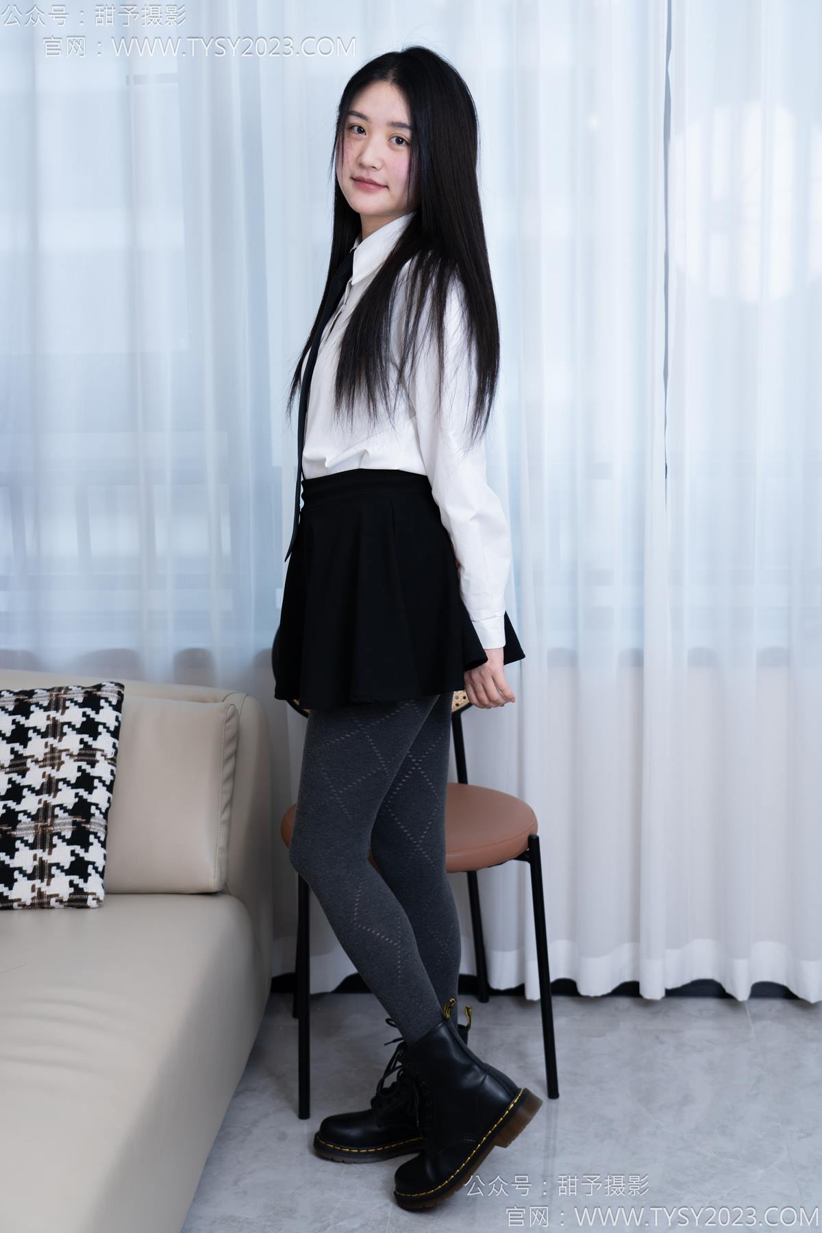 图片[3]-甜予摄影 NO.168 澜澜-短靴、小腿袜、肉丝[165P/2V/11.1GB]-美图