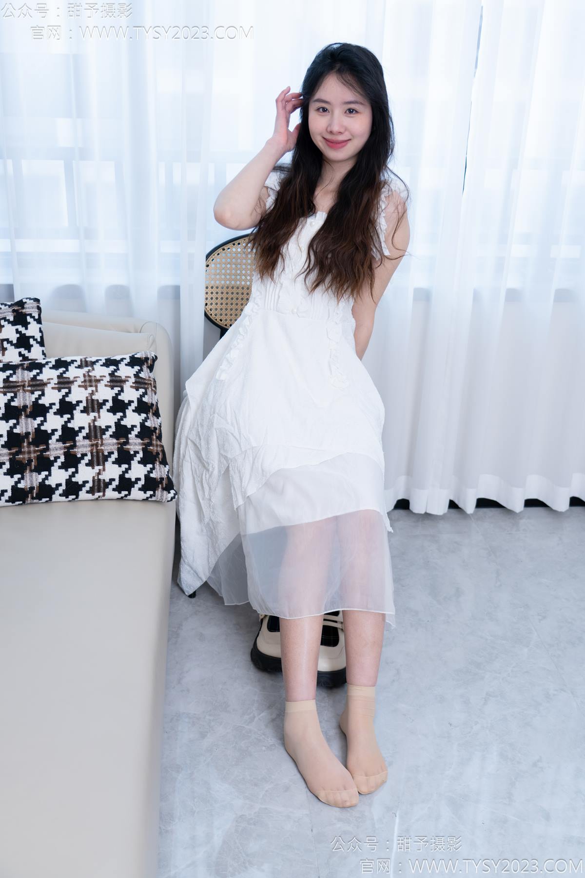 图片[4]-甜予摄影 NO.172 知知-皮鞋、短肉丝、裸足[130P/2V/9.84GB]-美图