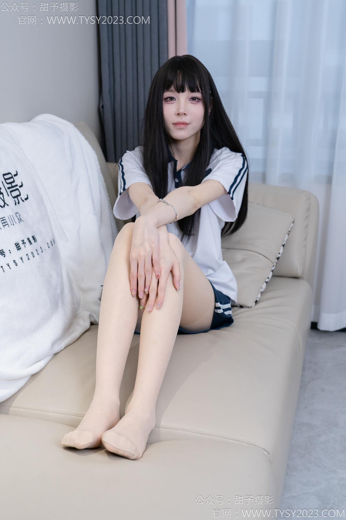 图片[3]-甜予摄影 NO.176 珞珞-板鞋、薄肉丝[134P/2V/9.83GB]-美图