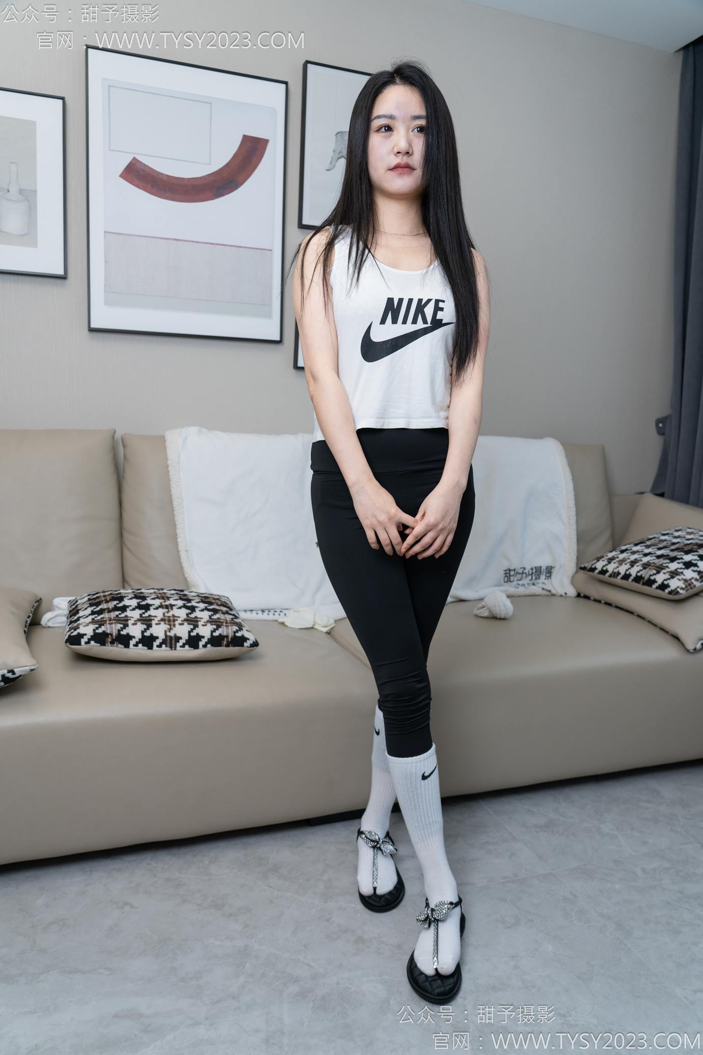 图片[3]-甜予摄影 NO.147 澜澜-凉鞋、高跟鞋、长腿袜、白棉袜[172P/2V/12.4GB]-美图