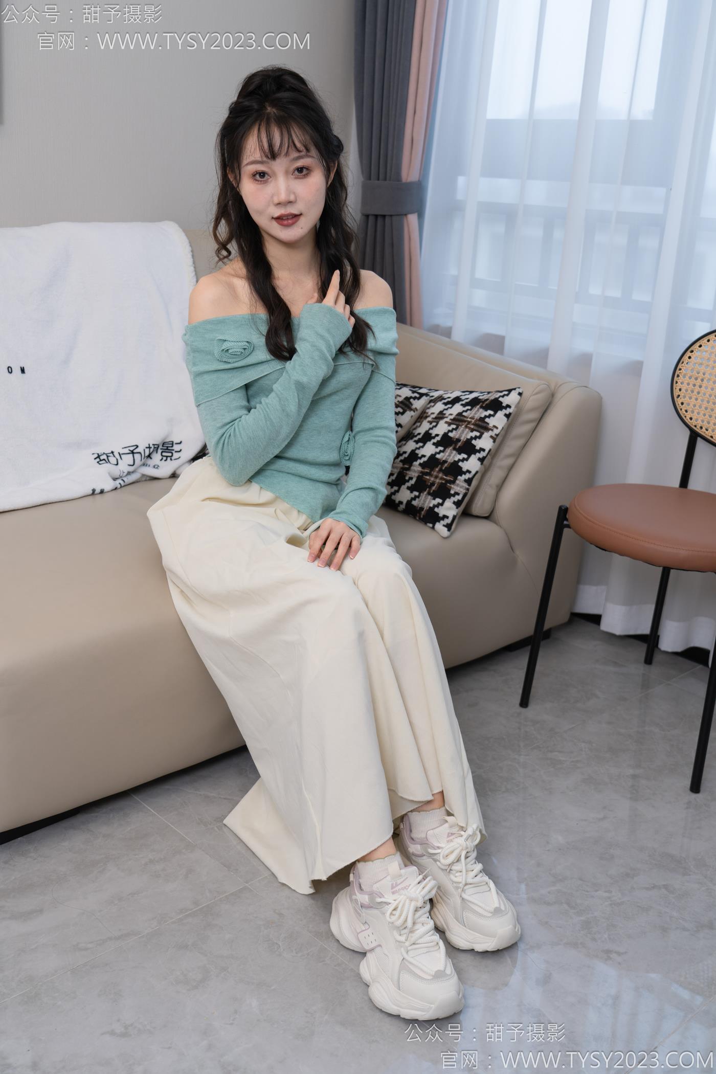 图片[2]-甜予摄影 NO.125 丹丹-运动鞋、白棉袜、裸足[139P/2V/10.1GB]-美图