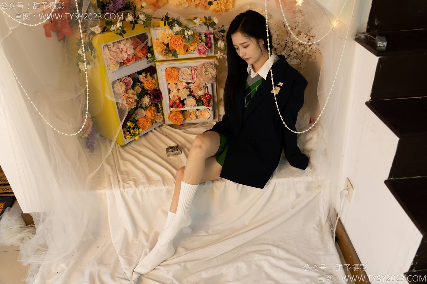 图片[4]-甜予摄影 NO.139 澜澜-皮鞋、白棉袜、裸足[116P/1V/9.97GB]-美图