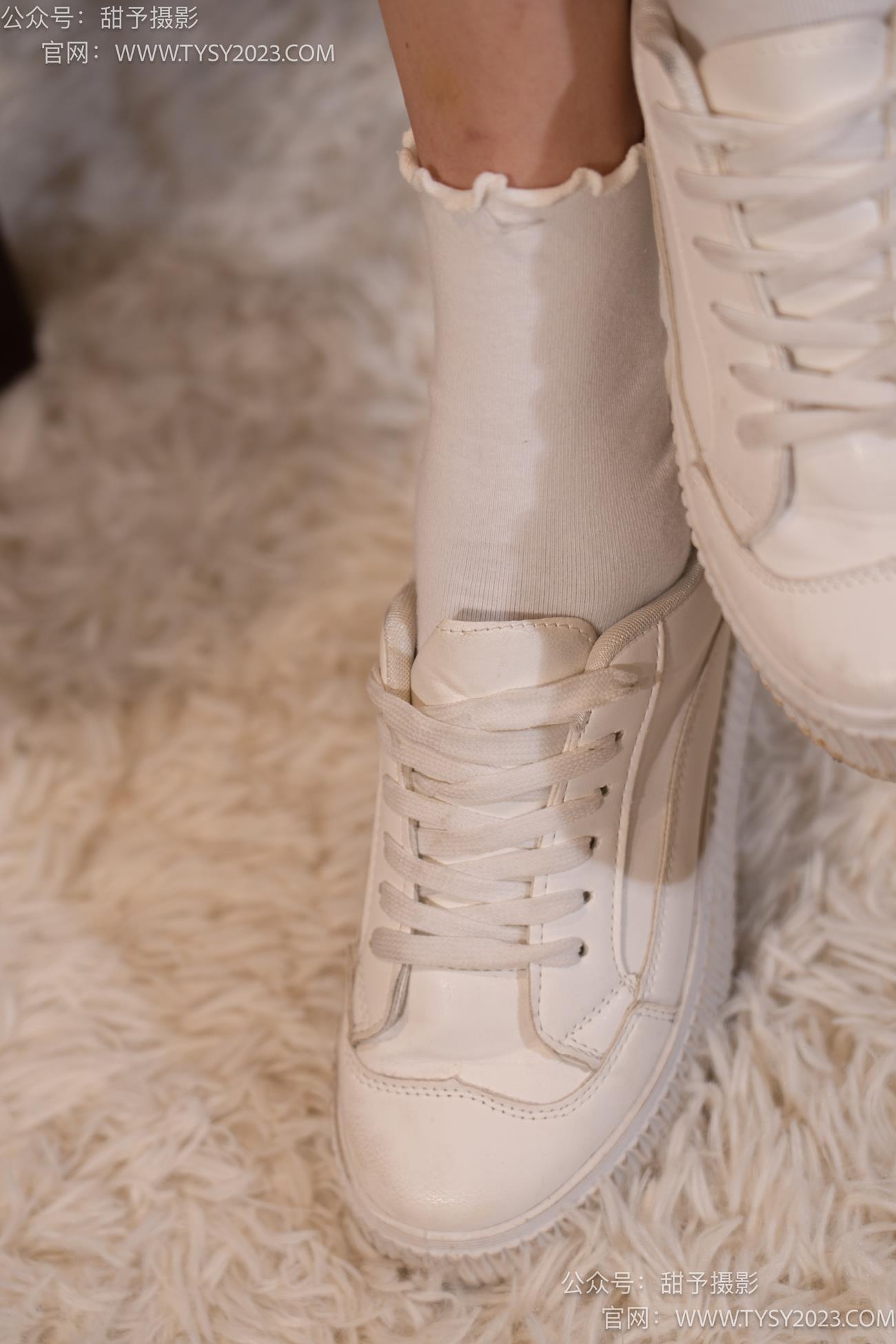 图片[3]-甜予摄影 NO.109期：澜澜-板鞋、白棉袜、肉丝（脚尖加固款）（完整版）[128P/2V/10.18GB]-美图