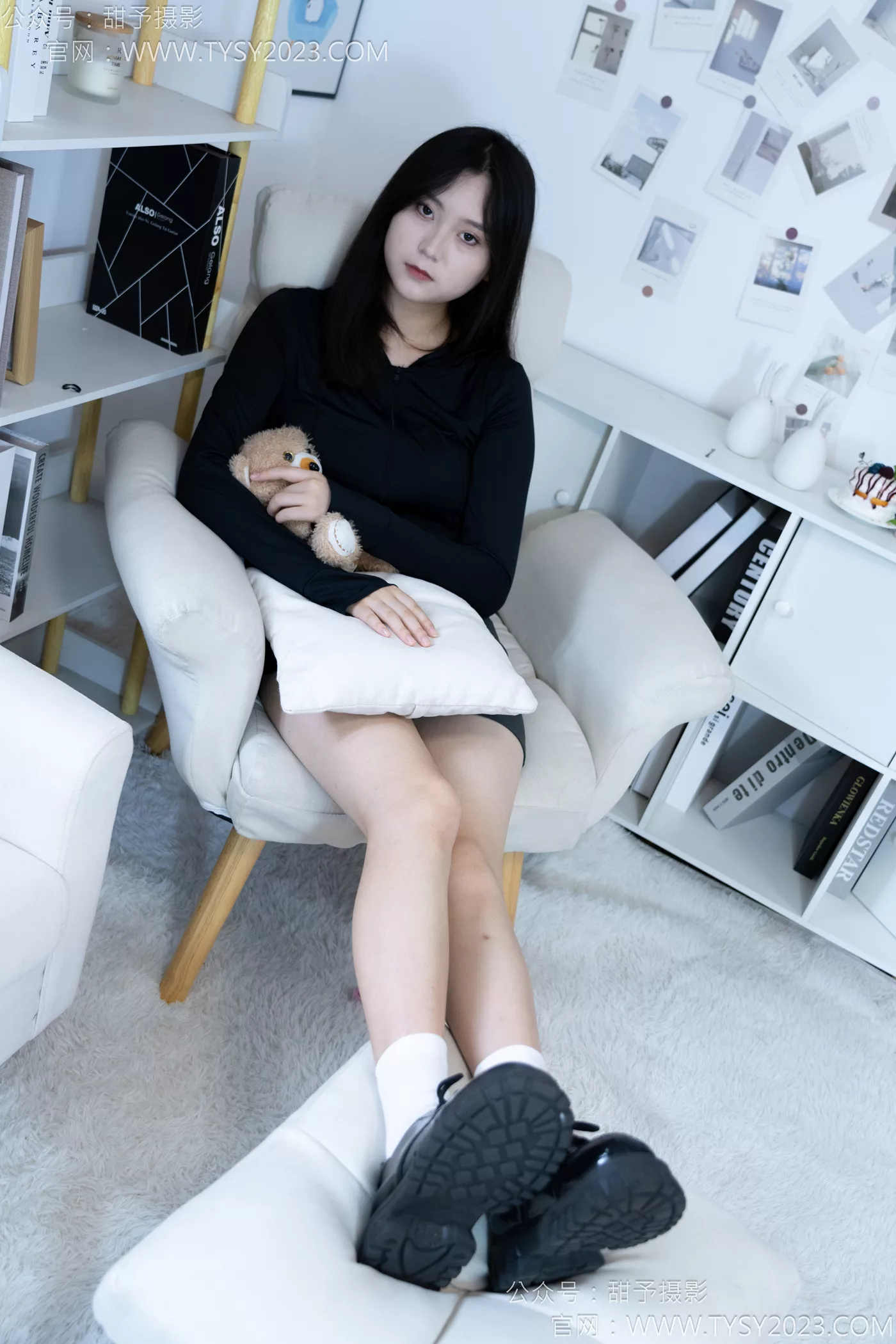 图片[3]-甜予摄影 NO.118 土豆-皮鞋、白棉袜、裸足[121P/2V/10.12GB]-美图