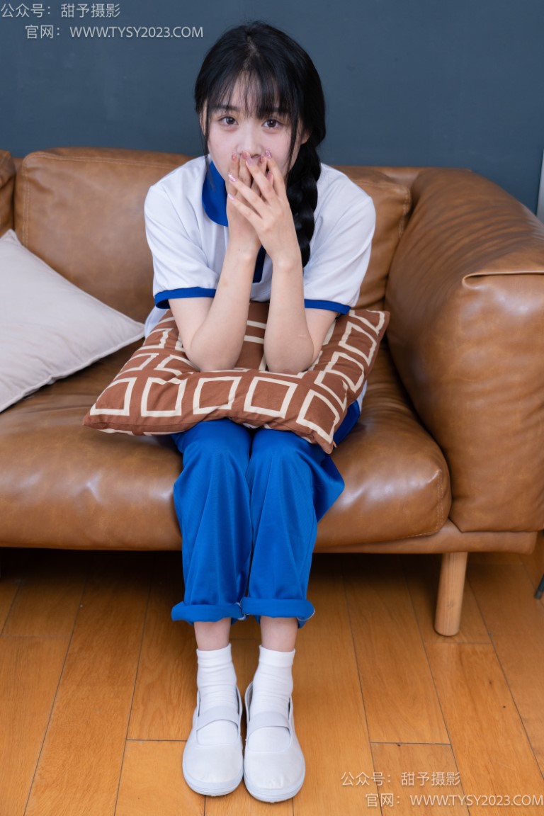 图片[2]-甜予摄影 NO.091期：澜澜-校服、白布鞋、板鞋、白棉袜、短肉丝（脚尖加固款）、裸足（完整版）[135P/2V/10.41GB]-美图