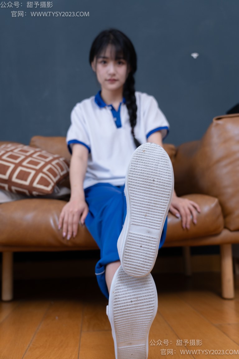 图片[3]-甜予摄影 NO.091期：澜澜-校服、白布鞋、板鞋、白棉袜、短肉丝（脚尖加固款）、裸足（完整版）[135P/2V/10.41GB]-美图
