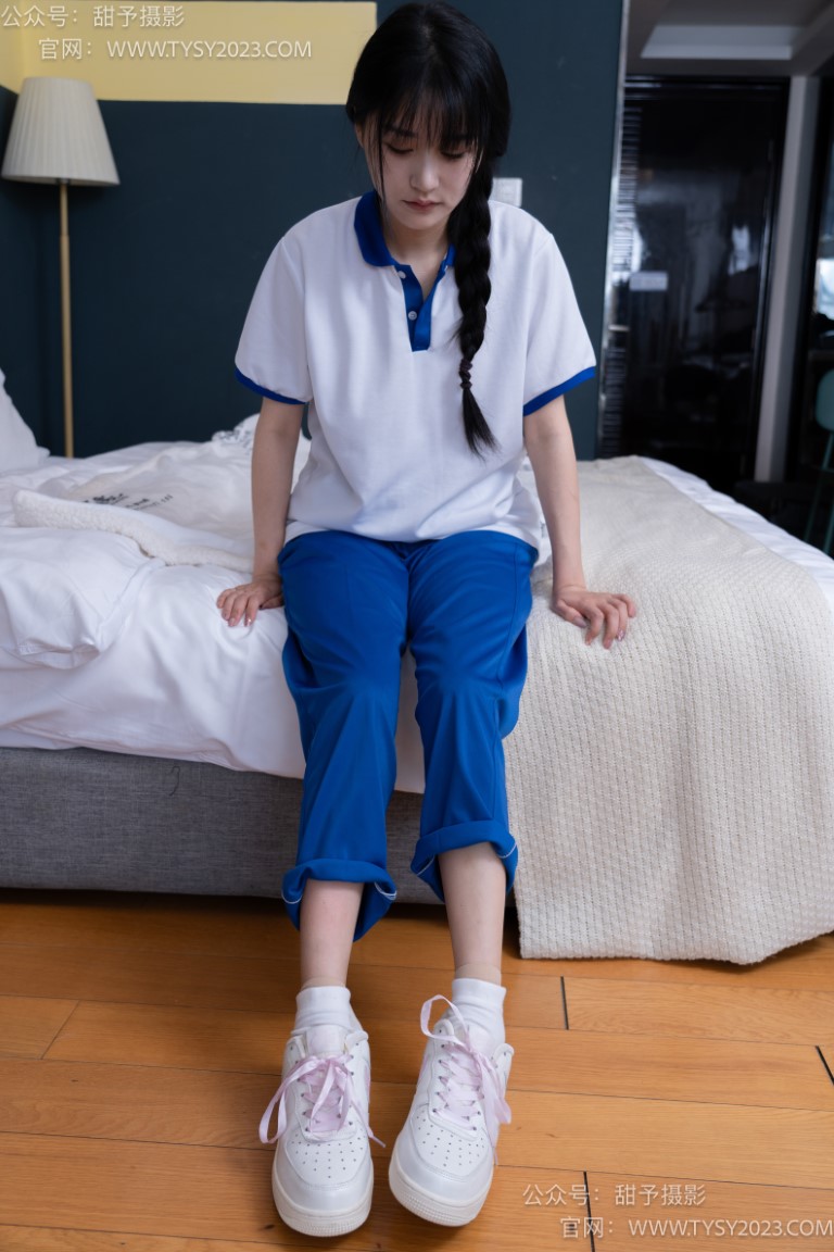 图片[4]-甜予摄影 NO.091期：澜澜-校服、白布鞋、板鞋、白棉袜、短肉丝（脚尖加固款）、裸足（完整版）[135P/2V/10.41GB]-美图