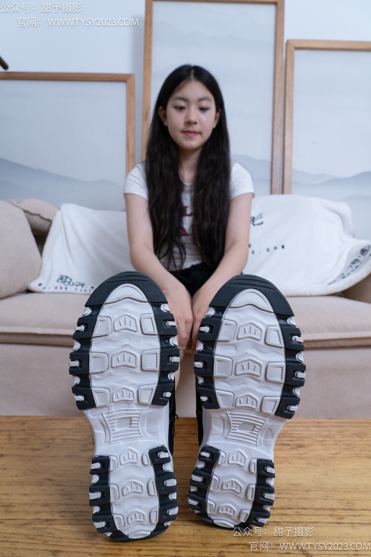 图片[3]-甜予摄影 NO.079期：小云-运动鞋、白棉袜、肉丝（脚尖加固款）[139P/2V/10.33GB]-美图