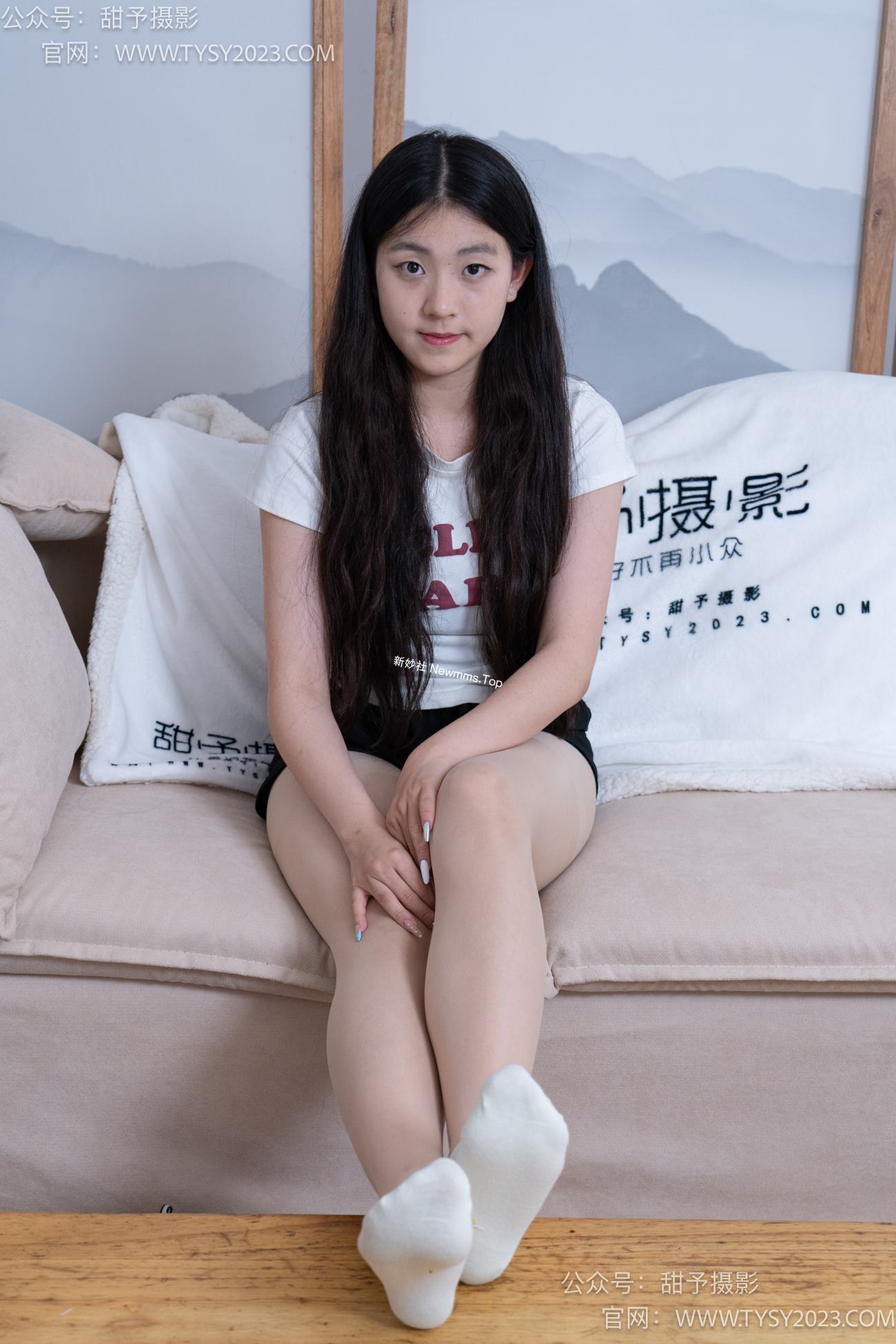 图片[4]-甜予摄影 NO.079期：小云-运动鞋、白棉袜、肉丝（脚尖加固款）[139P/2V/10.33GB]-美图