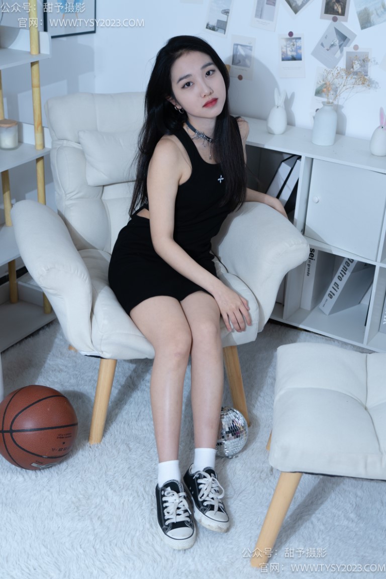 图片[2]-甜予摄影 NO.082期：筱筱-帆布鞋、白棉袜、裸足（完整版）[116P/2V/9.62GB]-美图