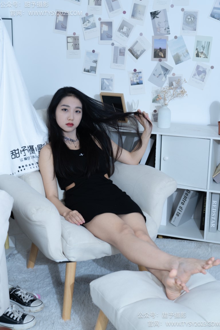 图片[6]-甜予摄影 NO.082期：筱筱-帆布鞋、白棉袜、裸足（完整版）[116P/2V/9.62GB]-美图