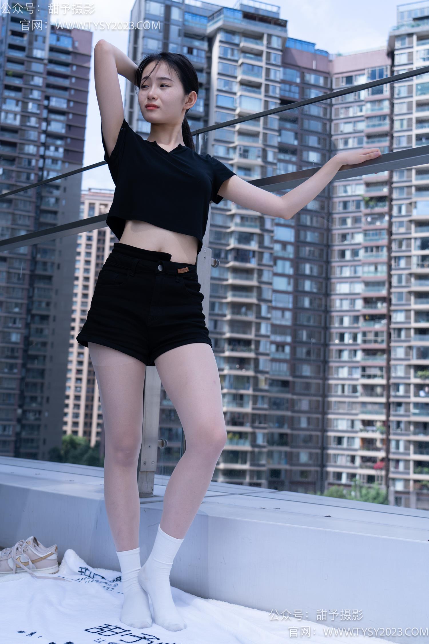 图片[5]-甜予摄影 NO.052 思思-板鞋、白棉袜、肉丝[128P/2V/9.58GB]-美图