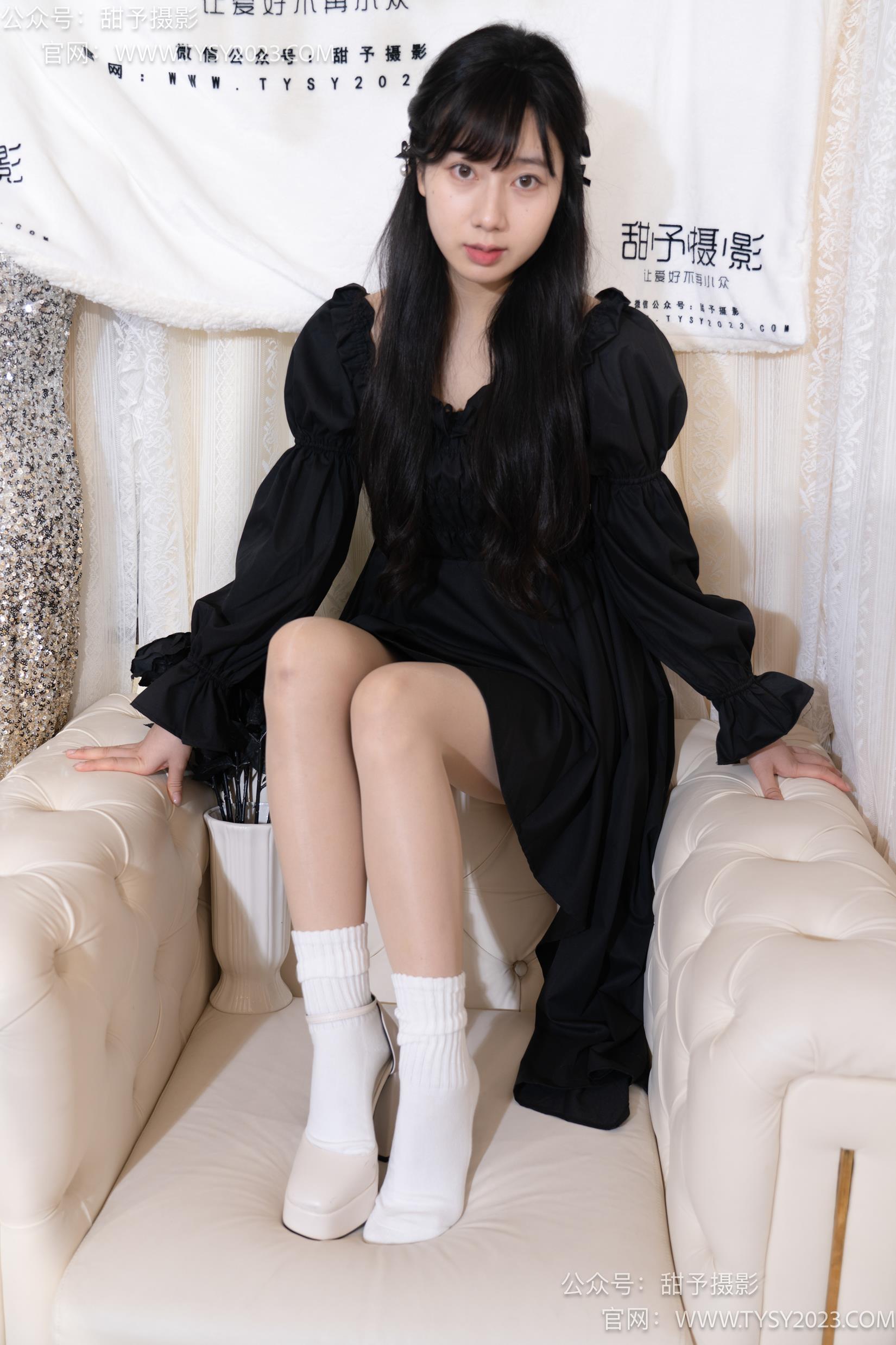 图片[4]-甜予摄影 NO.034 鱼鱼-高跟鞋、白棉袜、肉丝[129P/2V/9.55GB]-美图