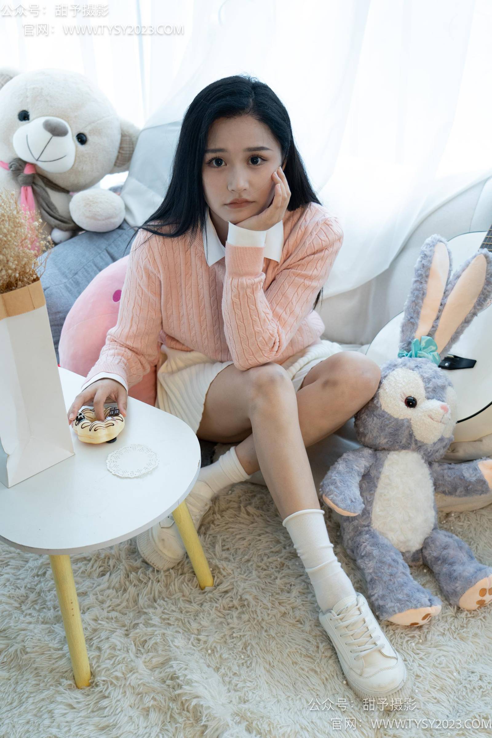 图片[2]-甜予摄影 NO.037 澜澜-板鞋、白棉袜、裸足[120P/2V/9.63GB]-美图