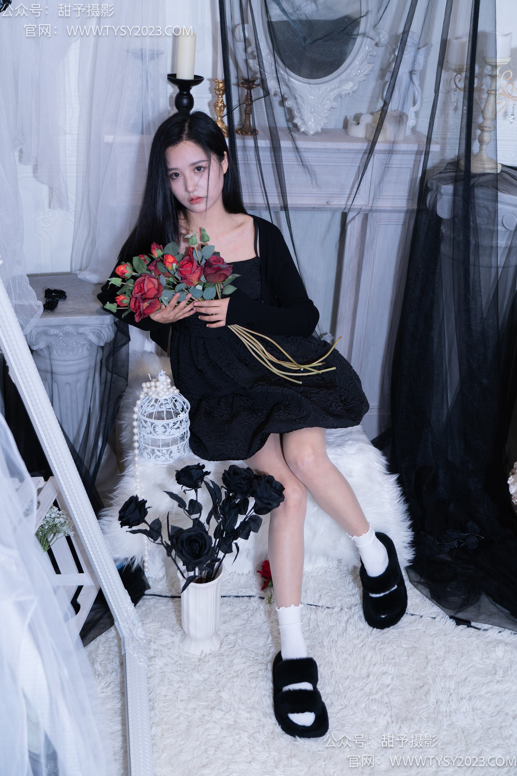 图片[4]-甜予摄影 NO.002 澜澜-拖鞋、白棉袜、肉丝-脚尖加固款[131P/2V/9.95GB]-美图