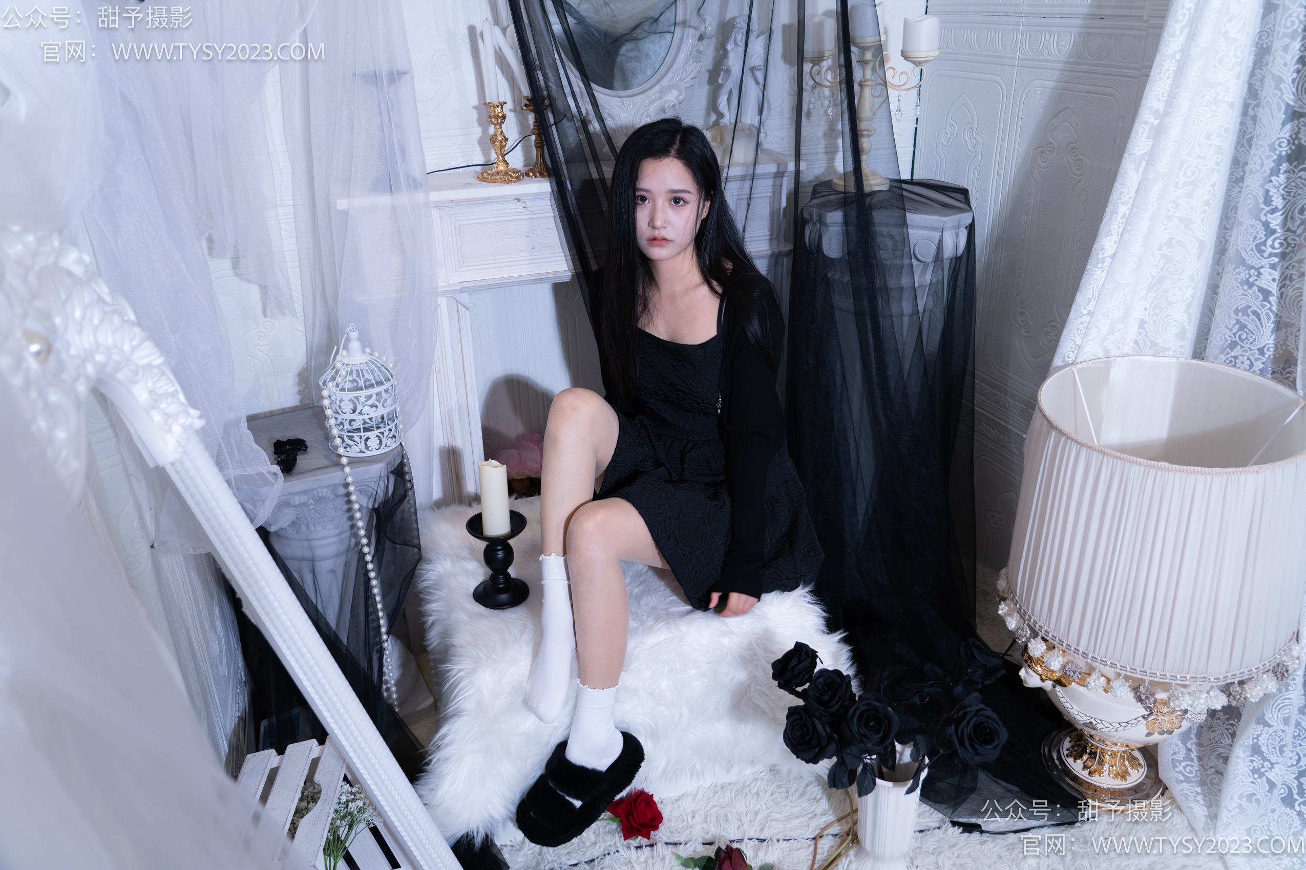 图片[5]-甜予摄影 NO.002 澜澜-拖鞋、白棉袜、肉丝-脚尖加固款[131P/2V/9.95GB]-美图