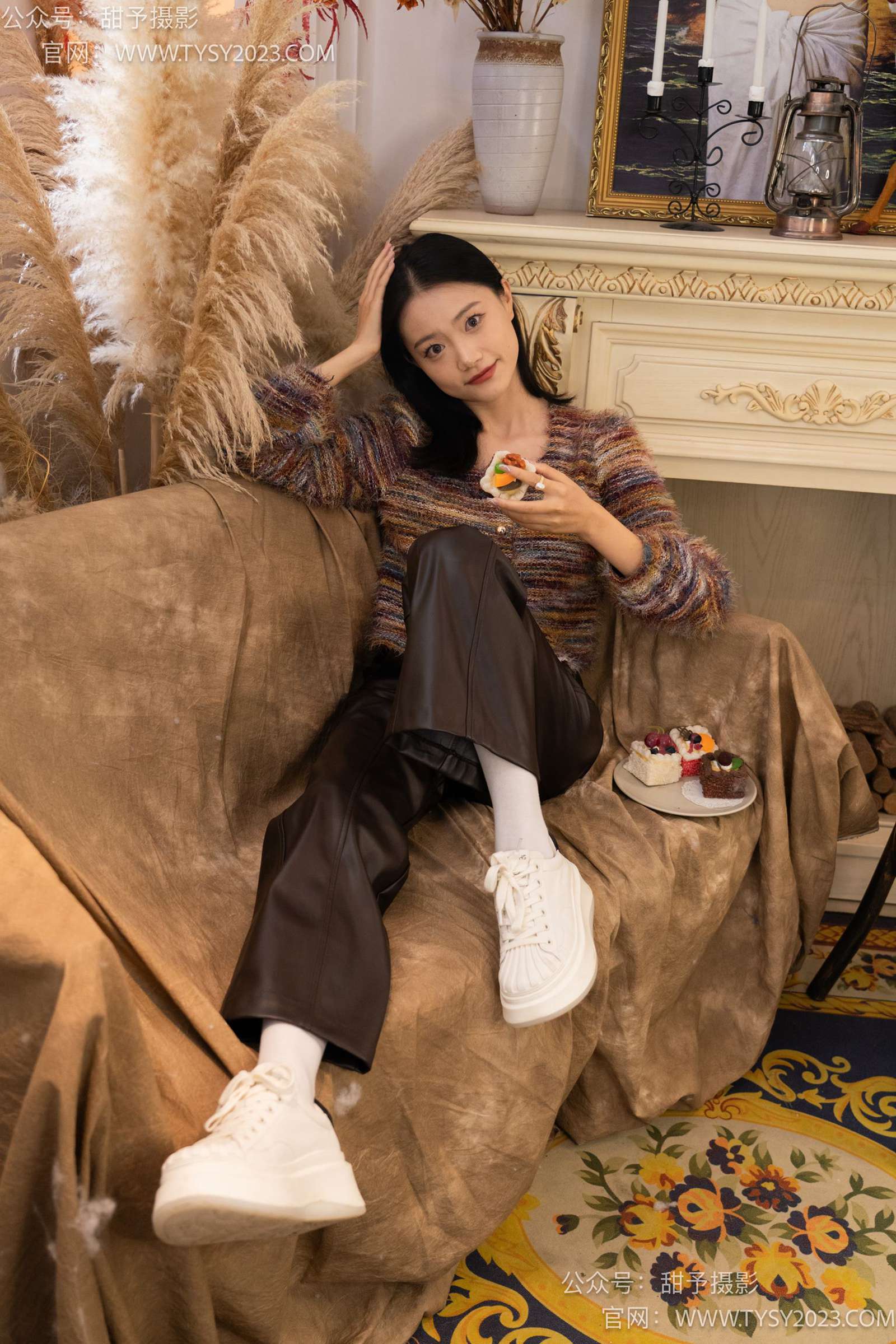 图片[3]-甜予摄影 NO.005 齐齐-板鞋、白棉袜、裸足[122P/2V/9.72GB]-美图