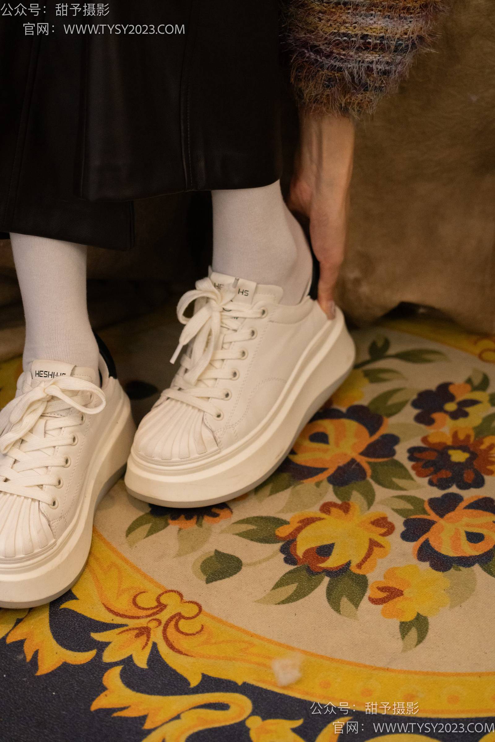 图片[4]-甜予摄影 NO.005 齐齐-板鞋、白棉袜、裸足[122P/2V/9.72GB]-美图