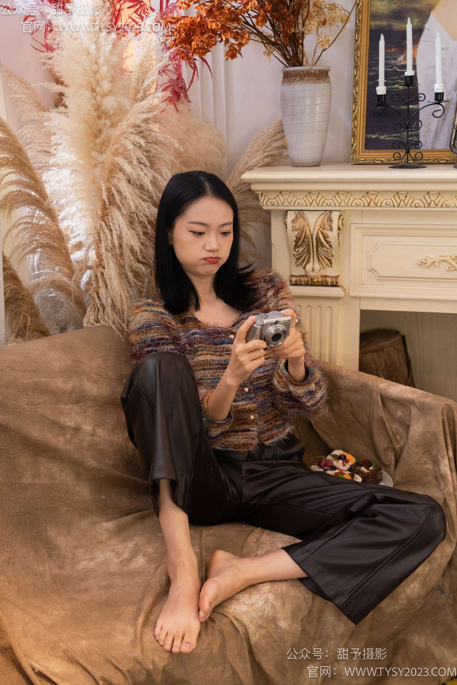 图片[6]-甜予摄影 NO.005 齐齐-板鞋、白棉袜、裸足[122P/2V/9.72GB]-美图