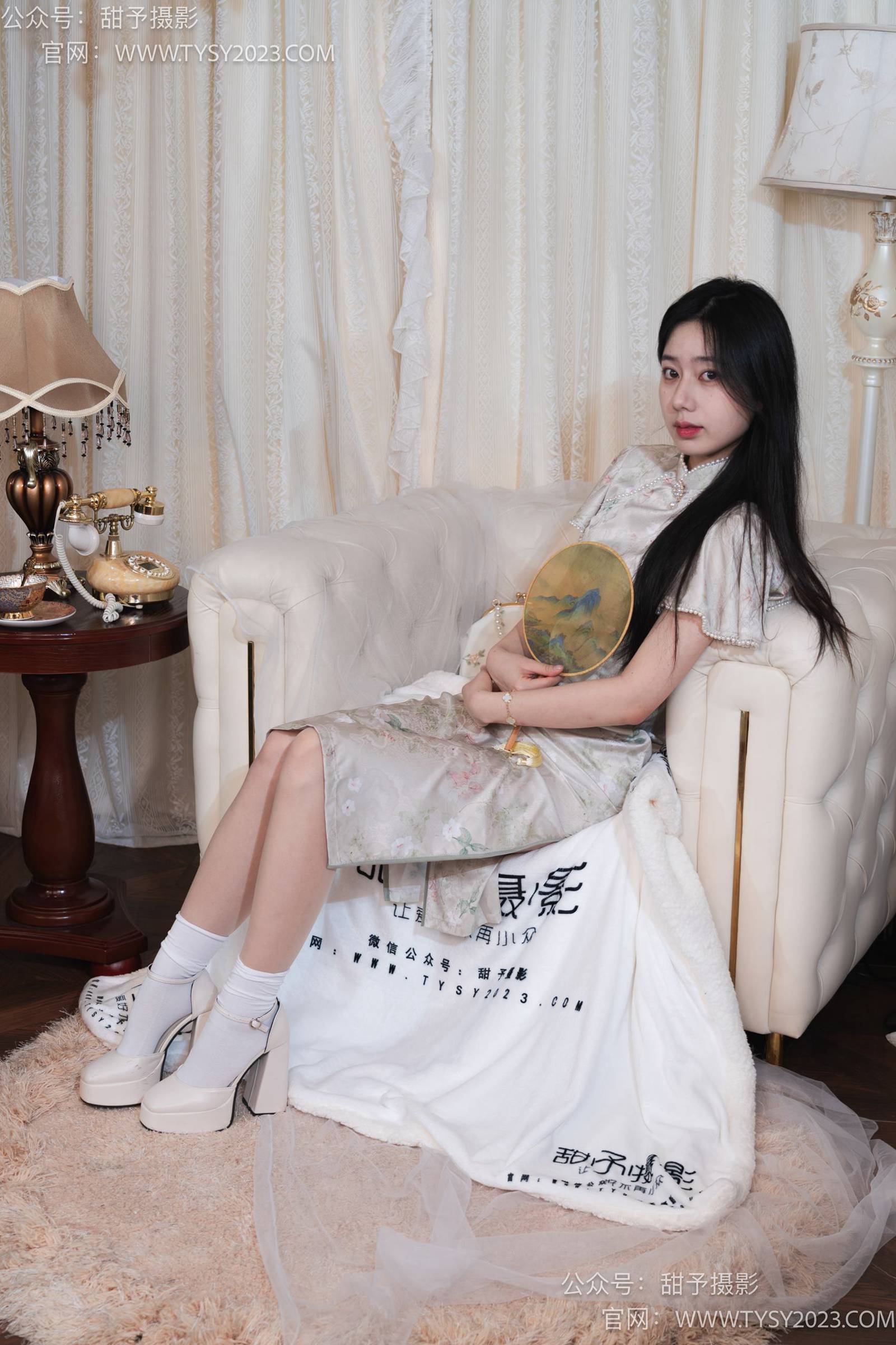 图片[2]-甜予摄影 NO.006 鱼鱼-高跟鞋、白棉袜、肉丝[124P/2V/9.44GB]-美图