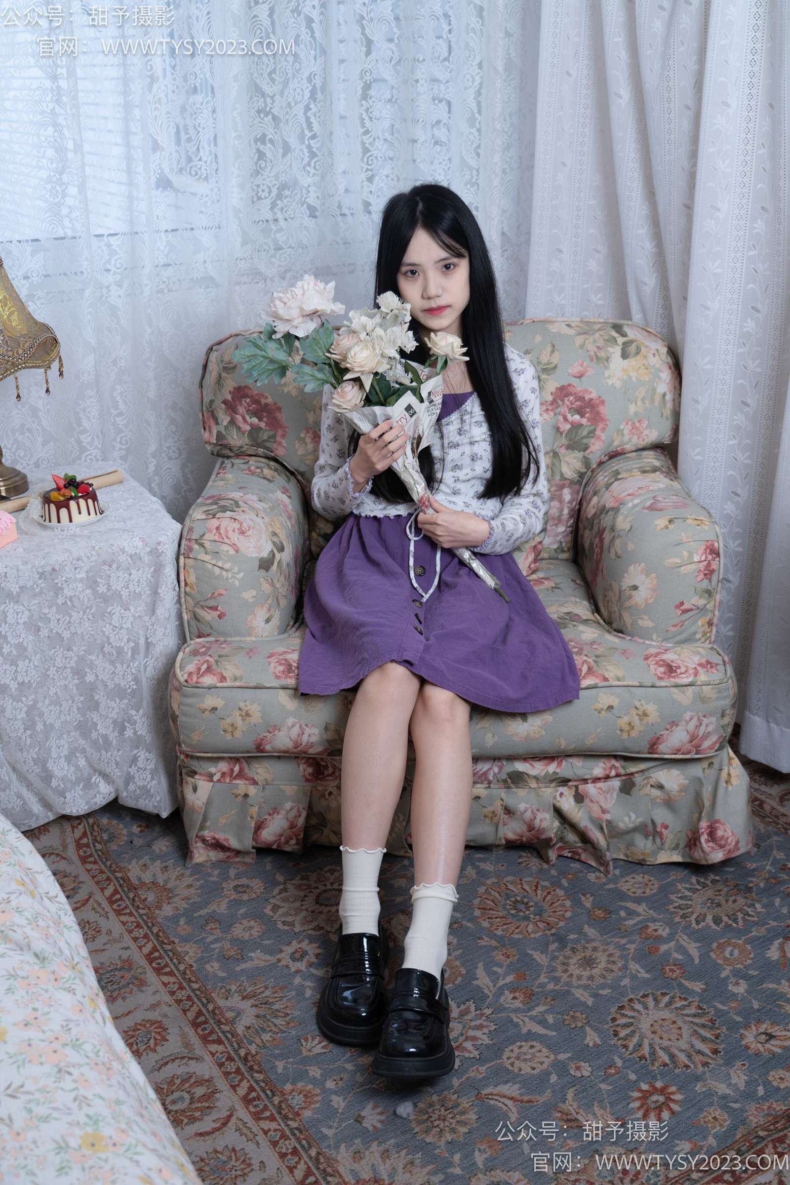 图片[2]-甜予摄影 NO.009 胡桃-皮鞋、白棉袜、裸足[122P/2V/10.1GB]-美图