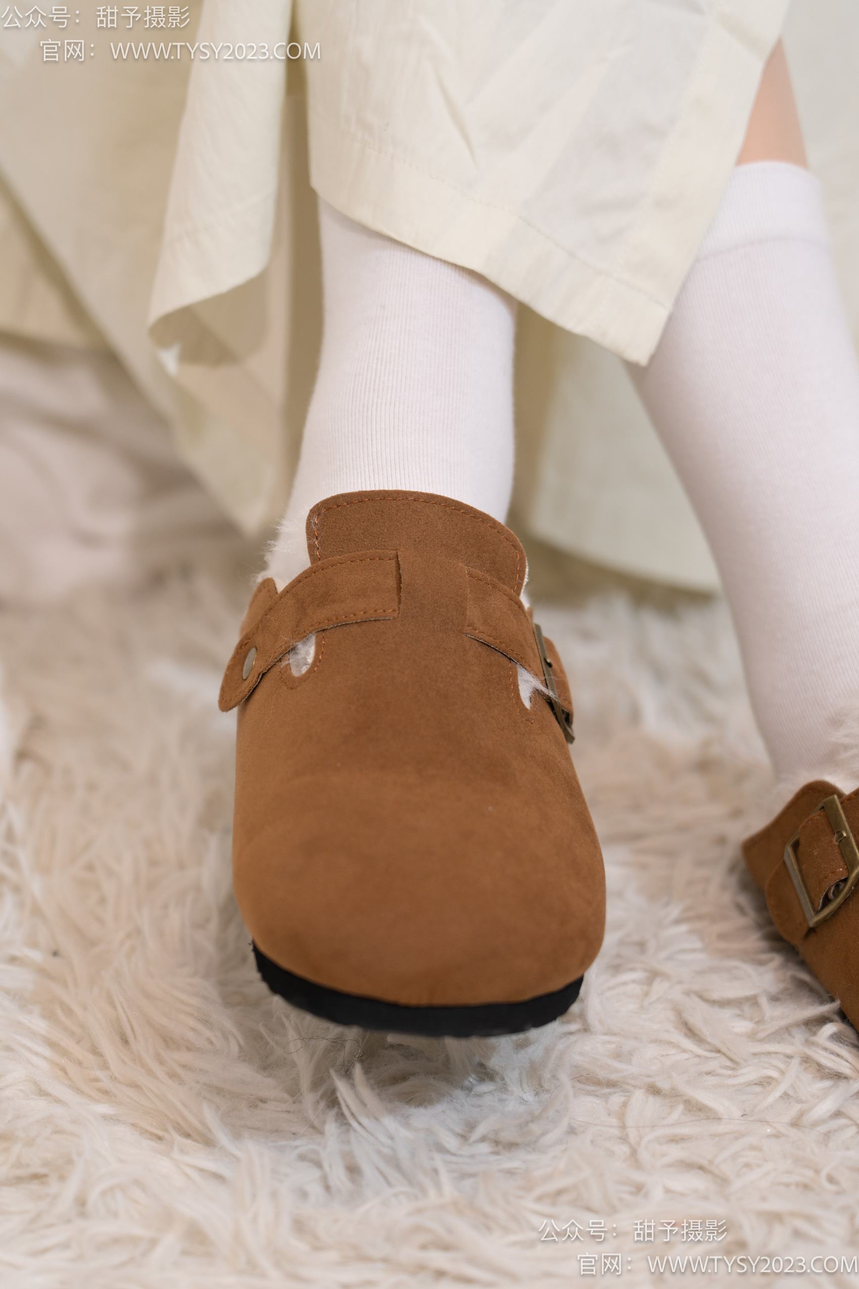 图片[3]-甜予摄影 NO.013 帆帆-平底鞋、白棉袜、裸足[130P/2V/9.91GB]-美图