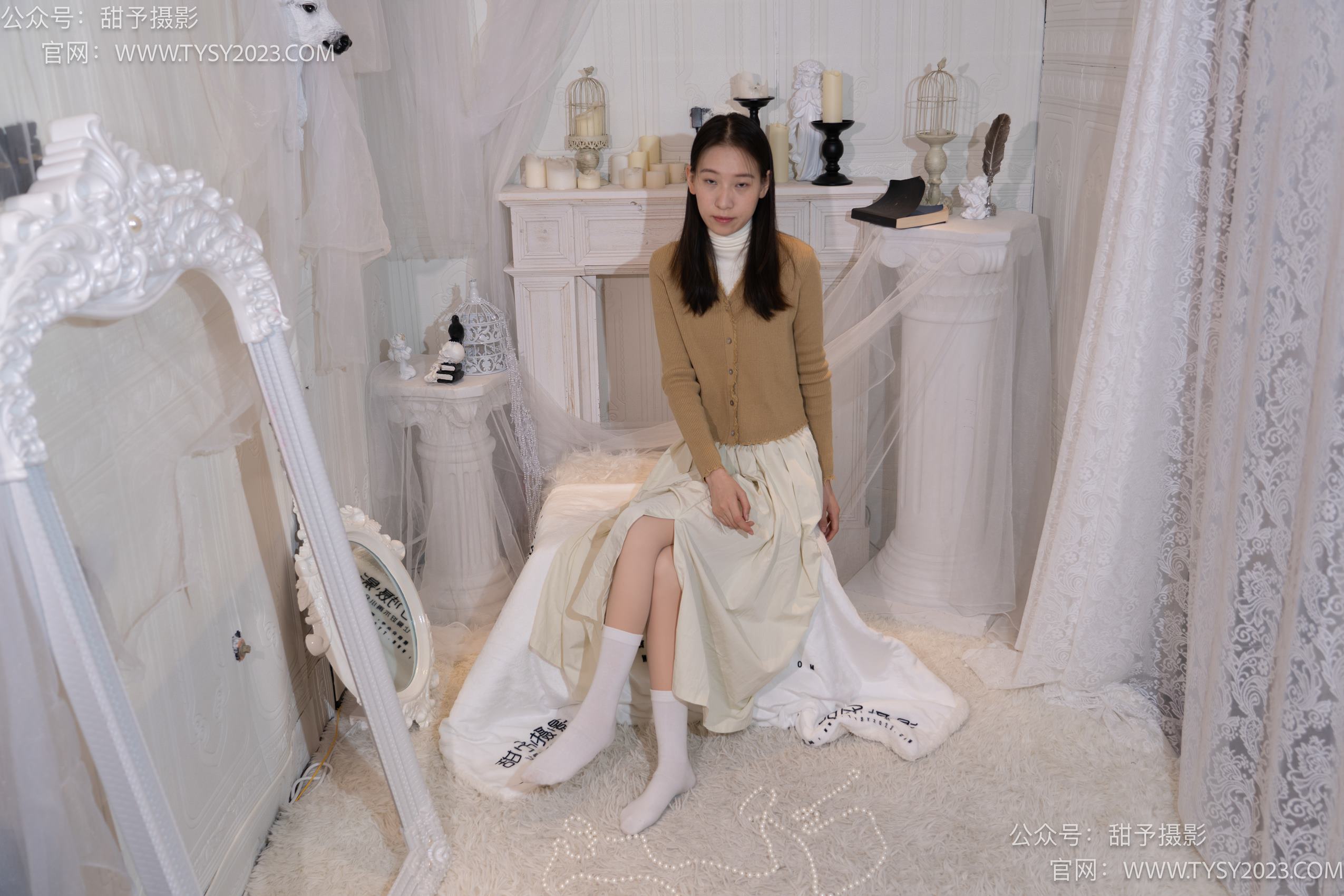 图片[6]-甜予摄影 NO.013 帆帆-平底鞋、白棉袜、裸足[130P/2V/9.91GB]-美图