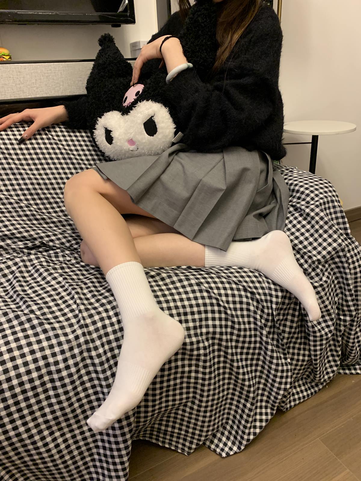 图片[3]-[织梦映像]NO.079 稀有JK装白棉袜脚 [72P/1V/1.8GB]-美图