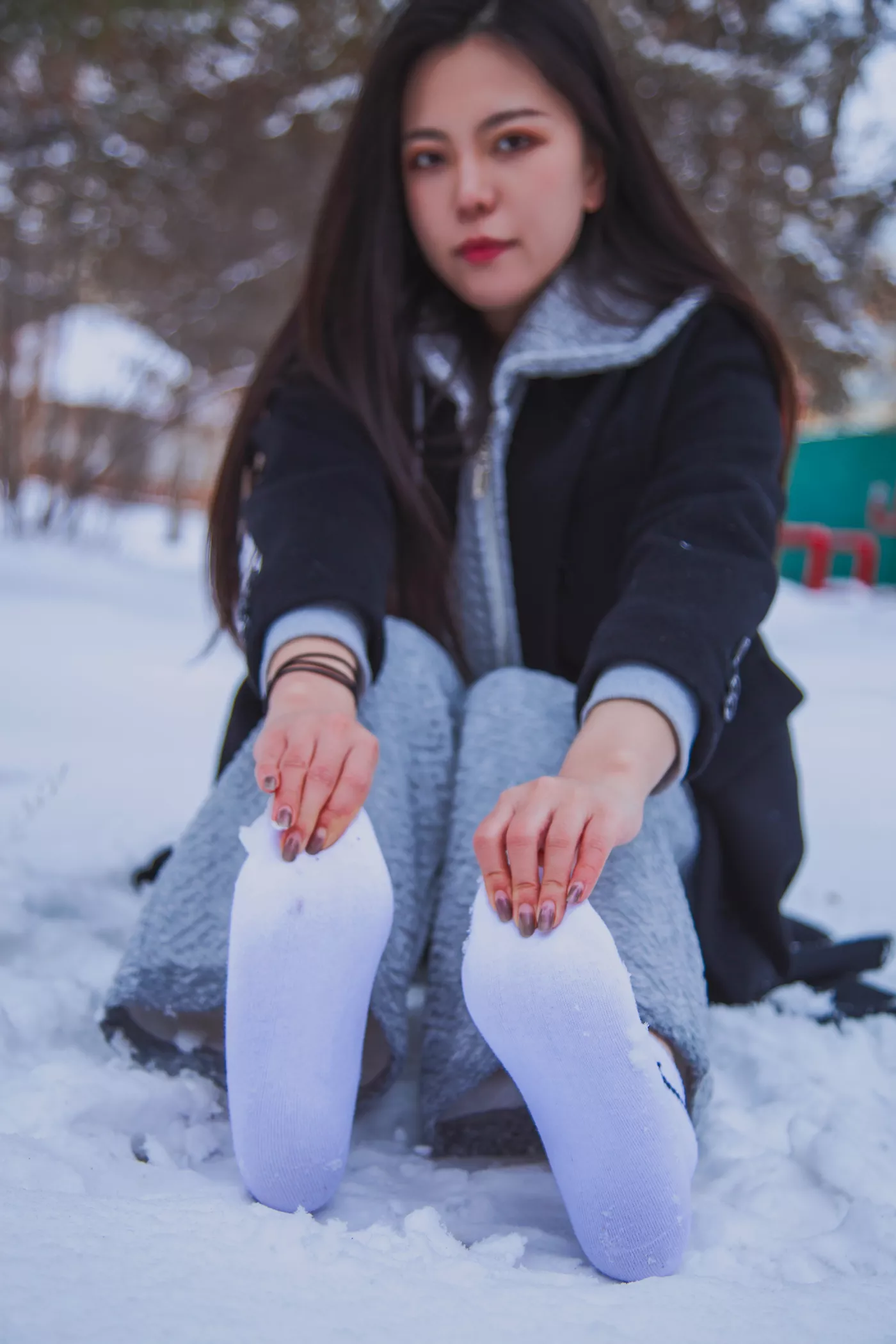 图片[4]-[织梦映像]NO.060 踏雪无痕-首次雪景拍摄，天寒地冻[300P/1V/3.58GB]-美图